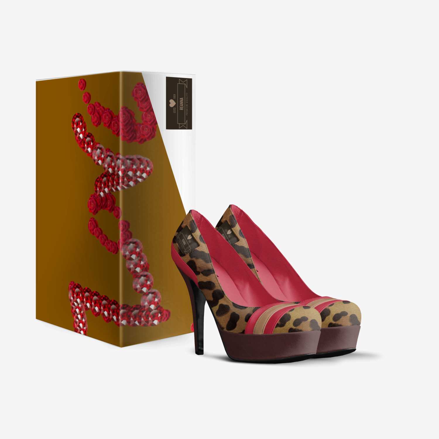 REANNA custom made in Italy shoes by Amanda J. Itani | Box view