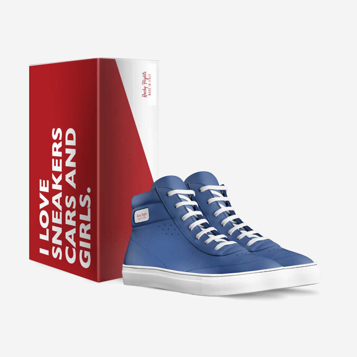 Rocky Flights custom made in Italy shoes by Rocky Balboa | Box view