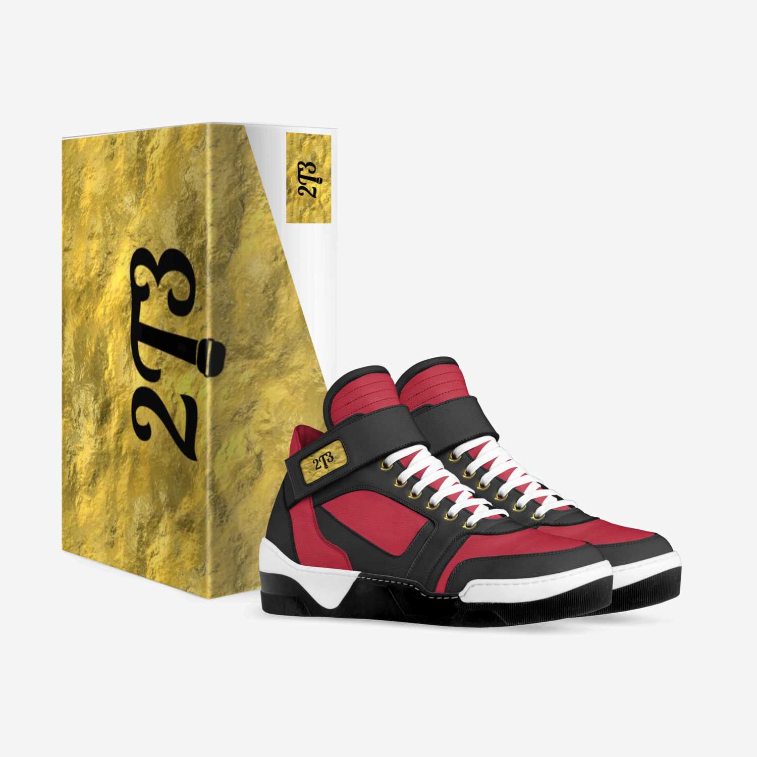 2T3  custom made in Italy shoes by Latwuan Edwards | Box view