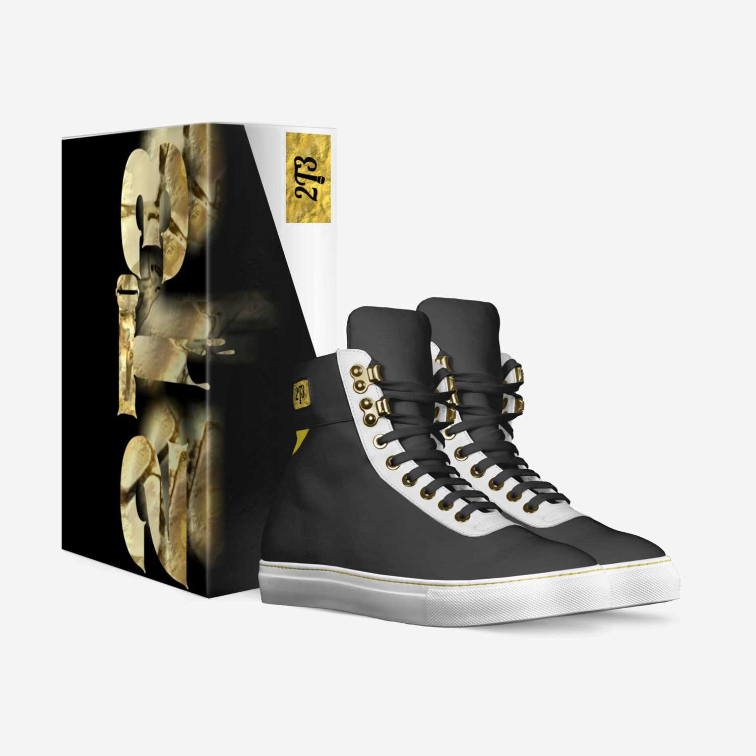2T3  custom made in Italy shoes by Latwuan Edwards | Box view