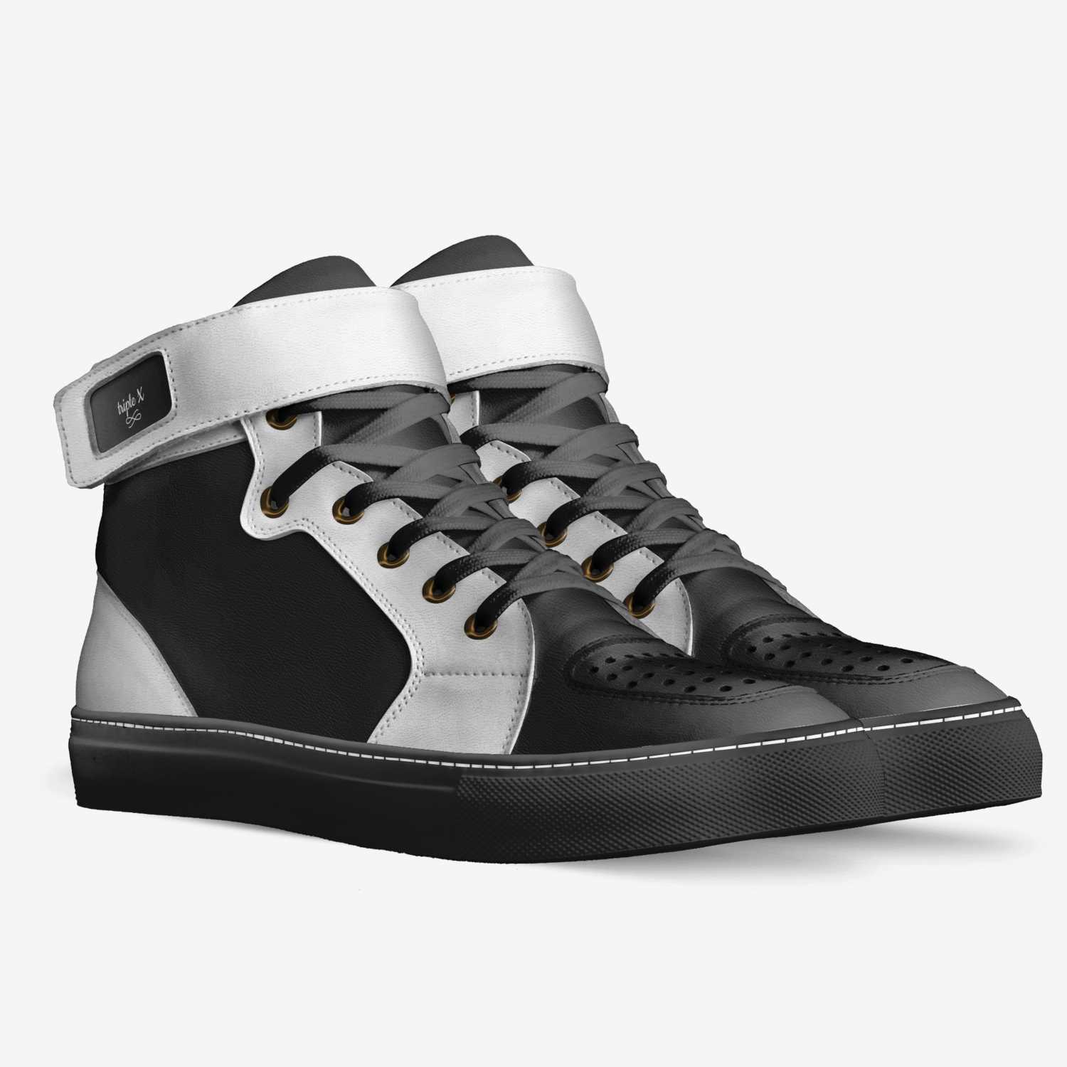 triple X custom made in Italy shoes by Huzaifa | Double view