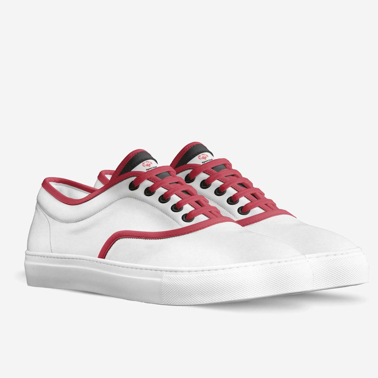 Special Olympics custom made in Italy shoes by Chris Johnson | Double view