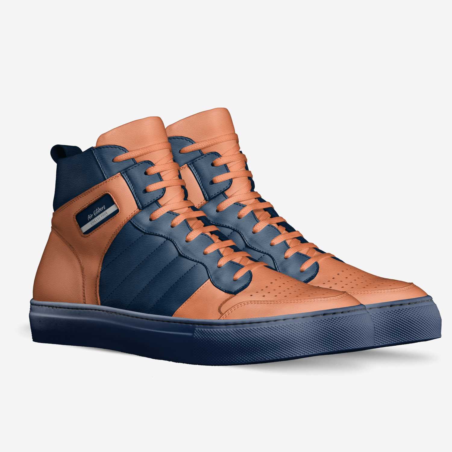Air Gliders custom made in Italy shoes by Nathanael Lewis | Double view