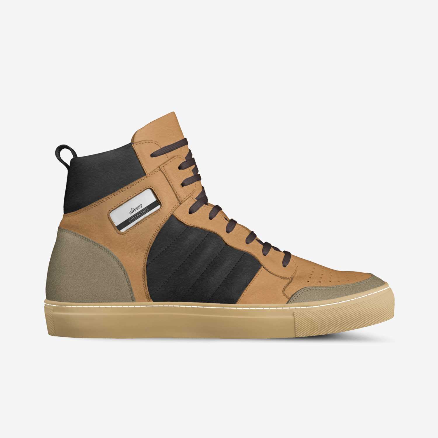 olivers custom made in Italy shoes by Oliver Hawkins | Side view