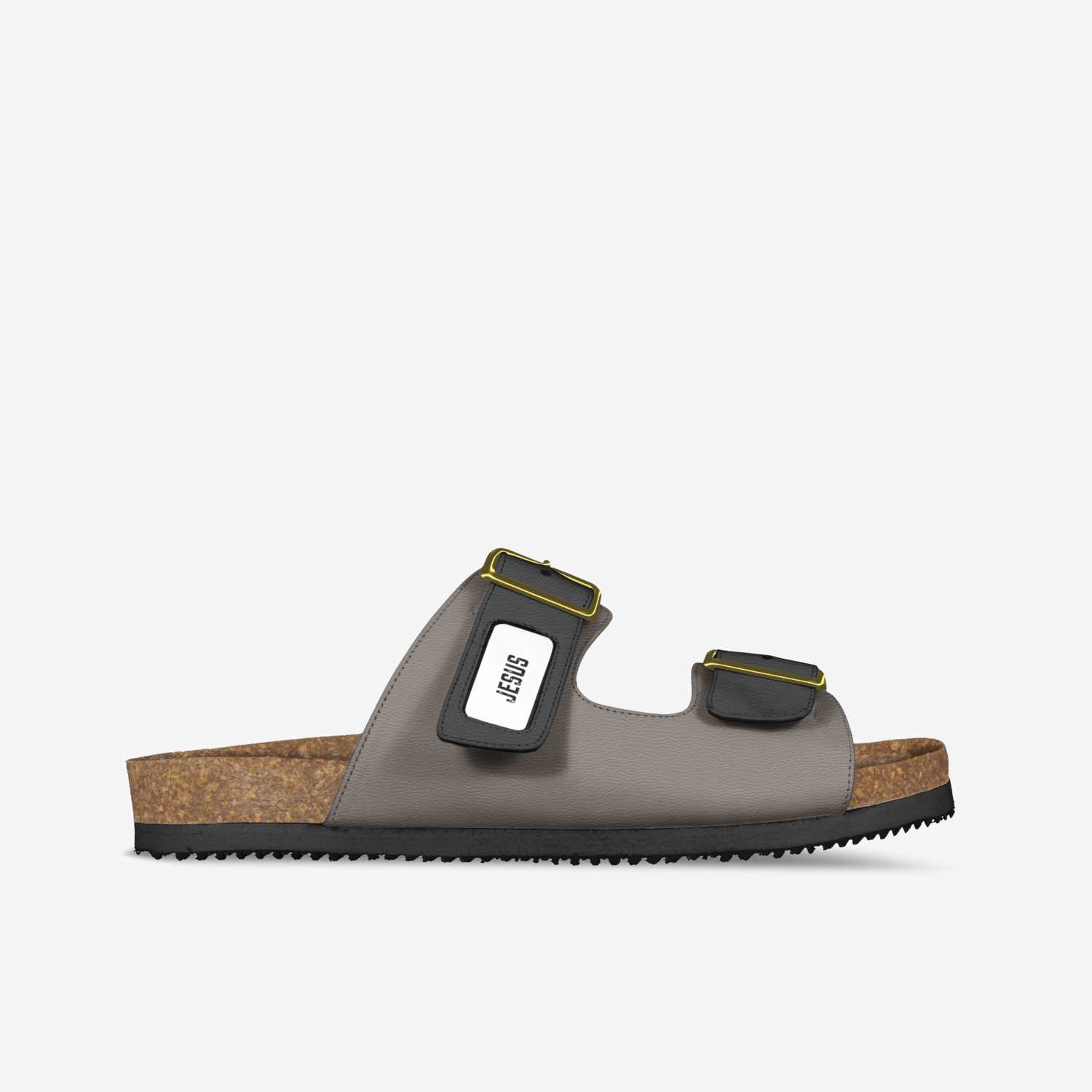 WW Jesus Sandals custom made in Italy shoes by David | Side view