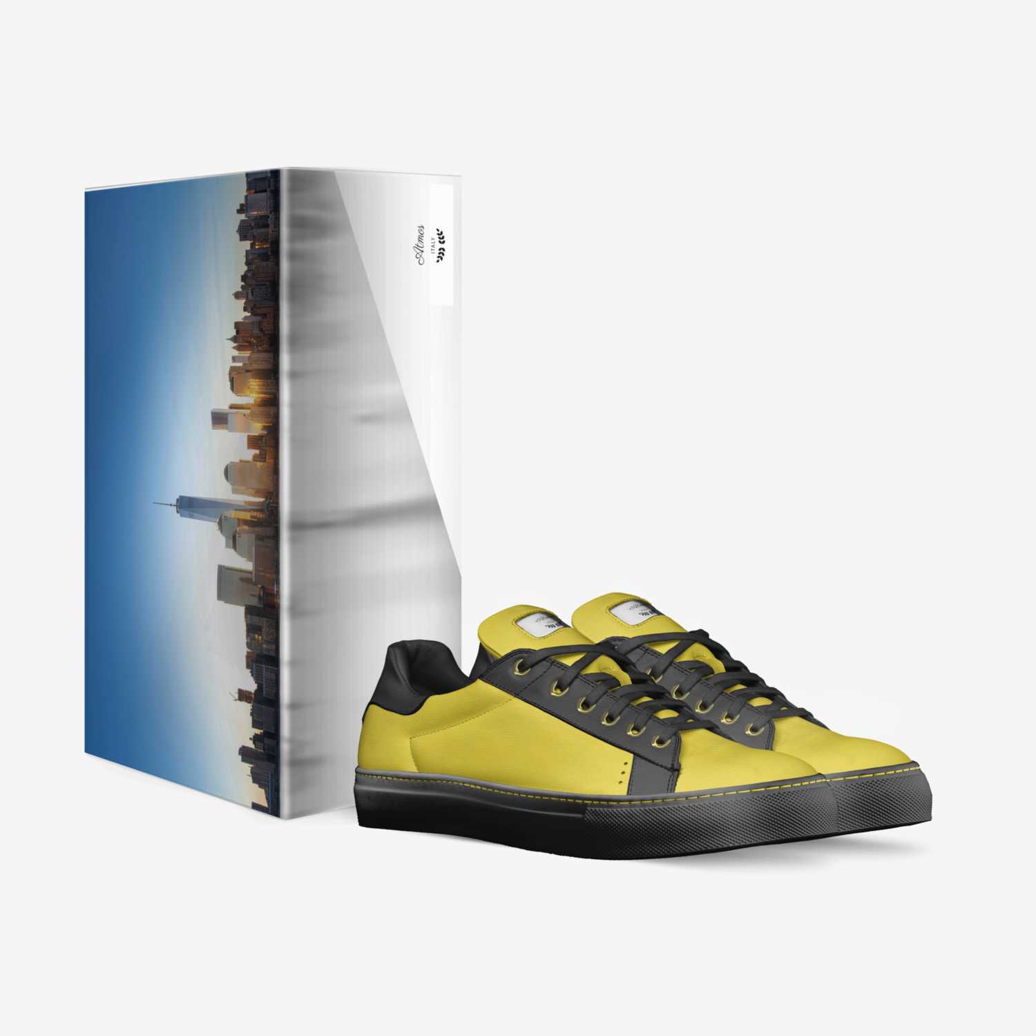 Atmos custom made in Italy shoes by Jeff | Box view