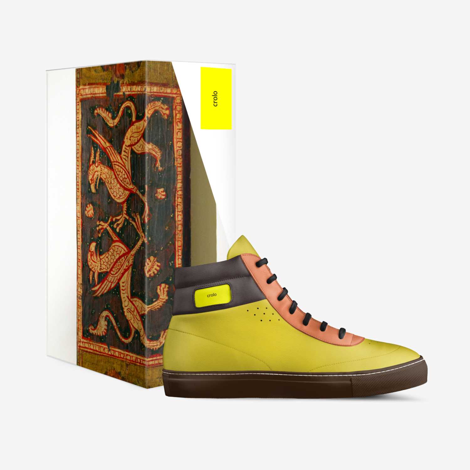 colocks custom made in Italy shoes by Travon Norman | Box view