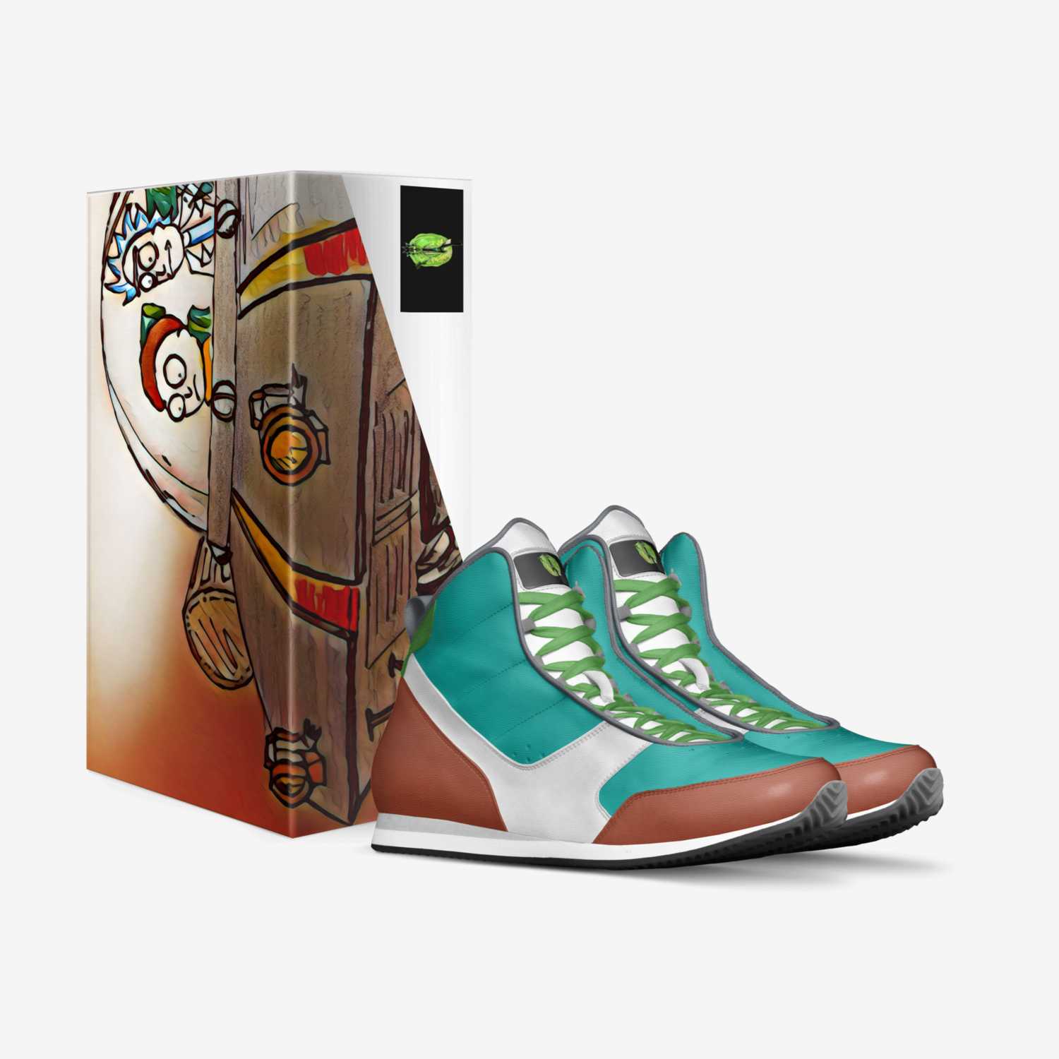 Gamer custom made in Italy shoes by Manny Cortes | Box view