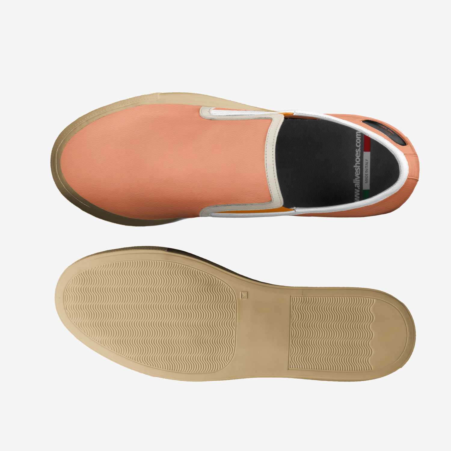Zave's custom made in Italy shoes by Nicholas Jones | Top view