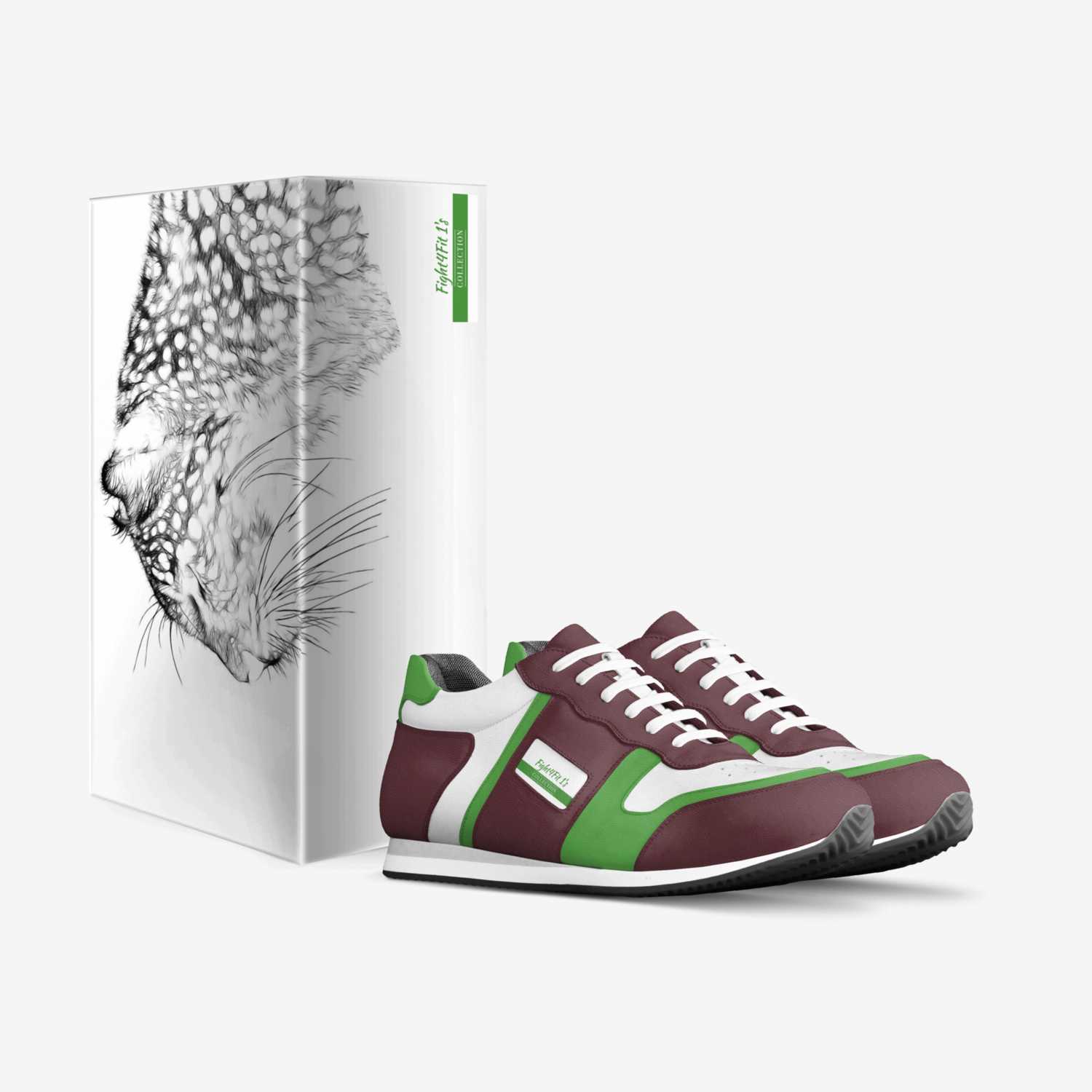 Fight4Fit custom made in Italy shoes by Sedric Mcgee | Box view