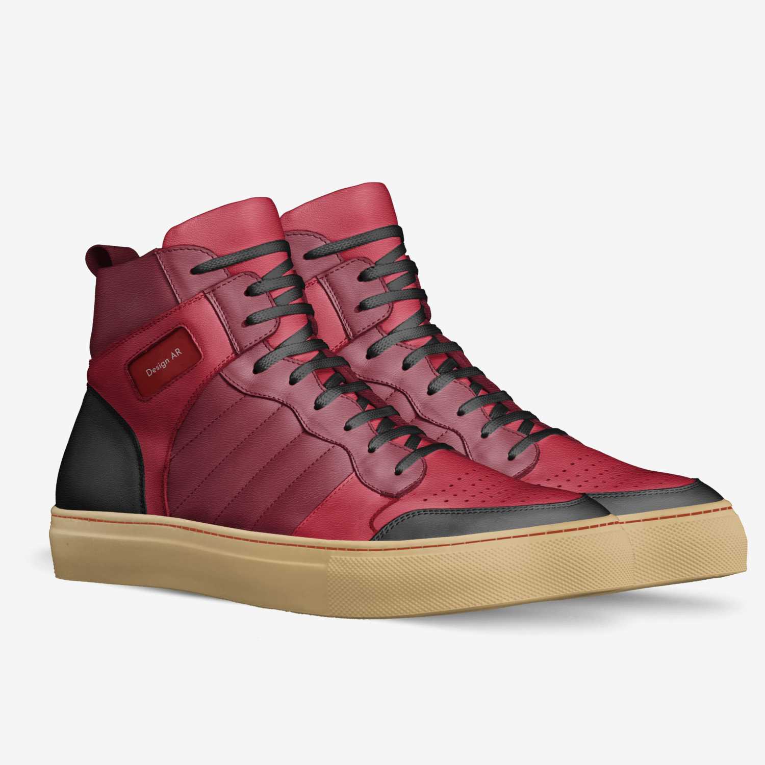 Design AR custom made in Italy shoes by Sam Stine | Double view
