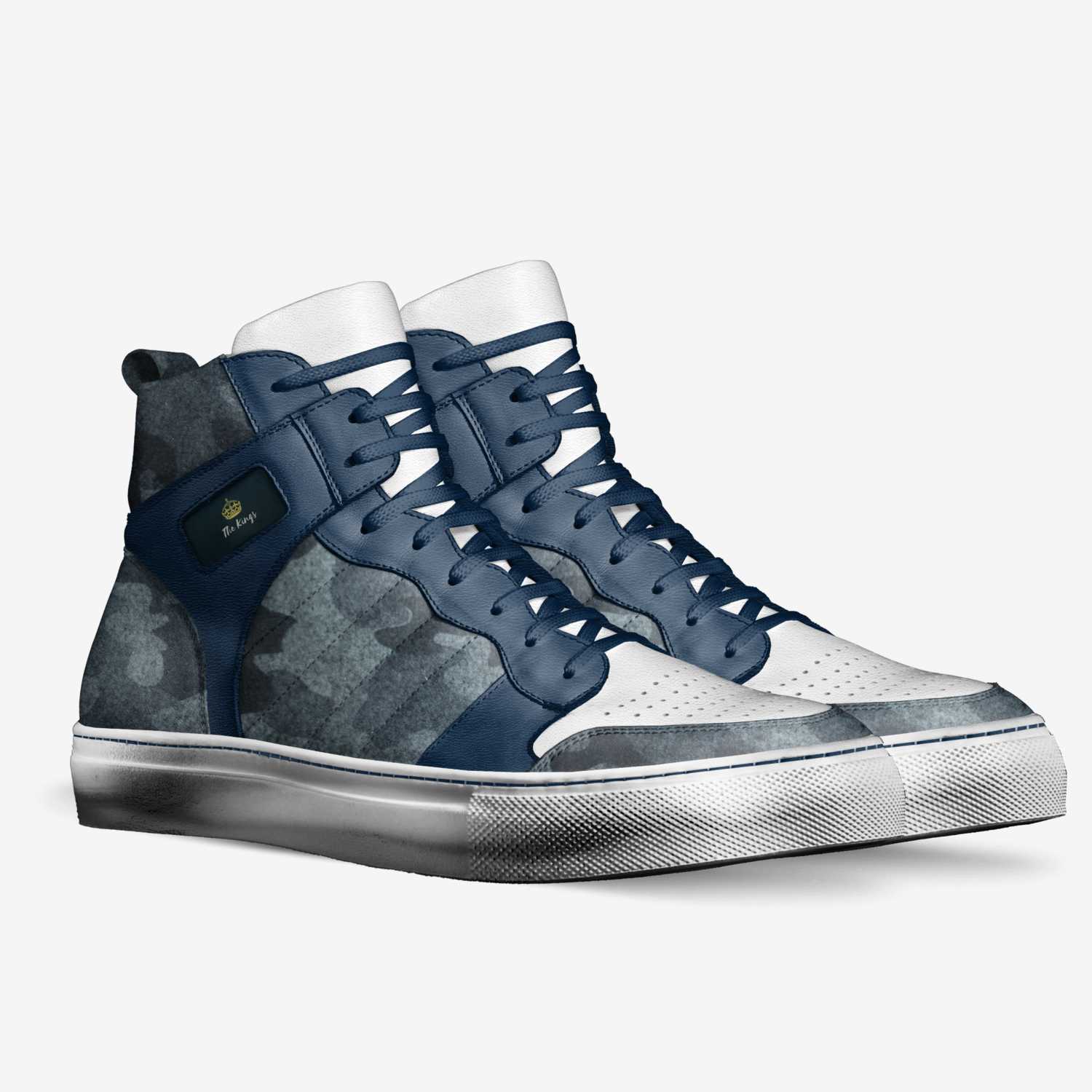 The Kings V100 custom made in Italy shoes by Jacob Mayron King | Double view