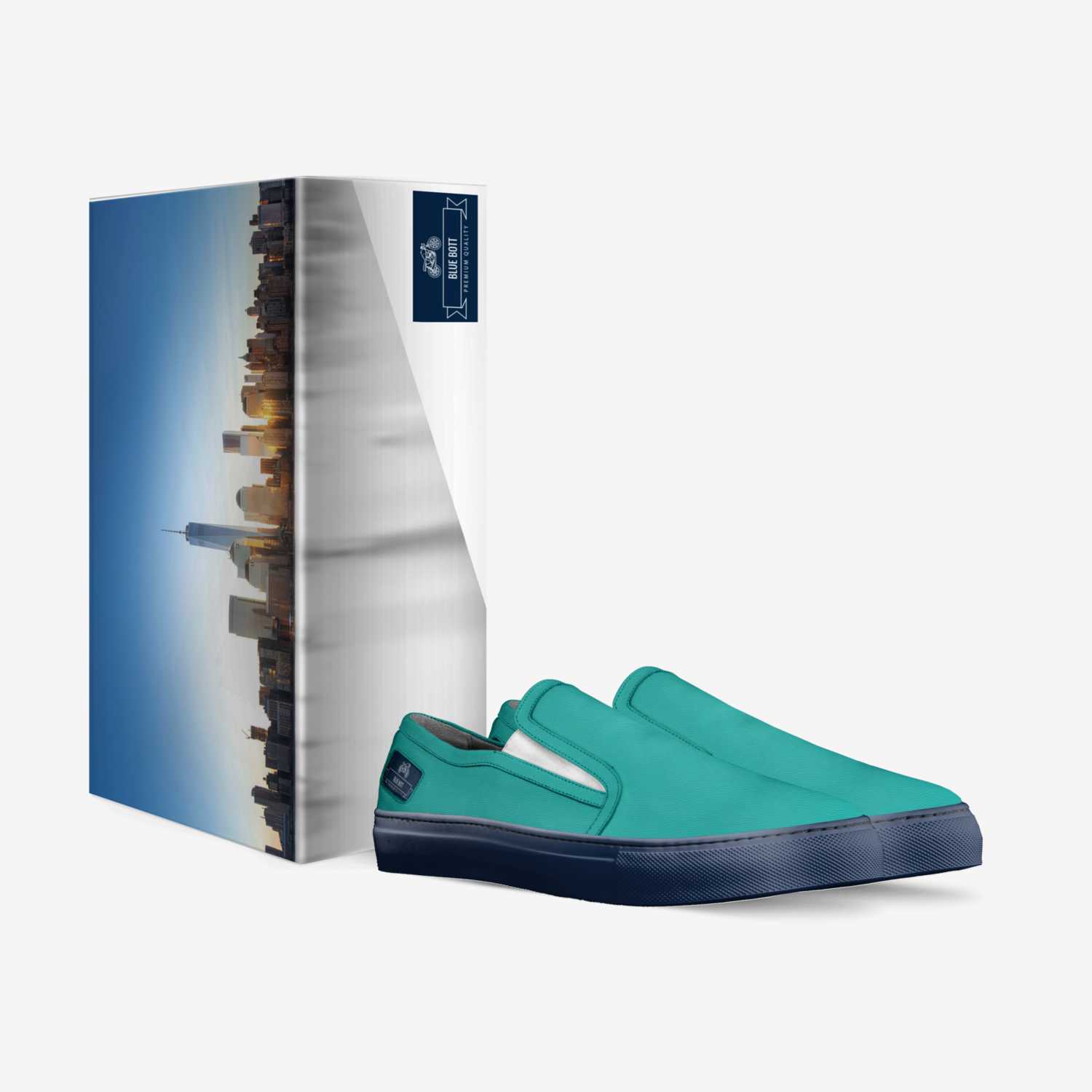 Milkshake custom made in Italy shoes by Nakeesha Debose | Box view