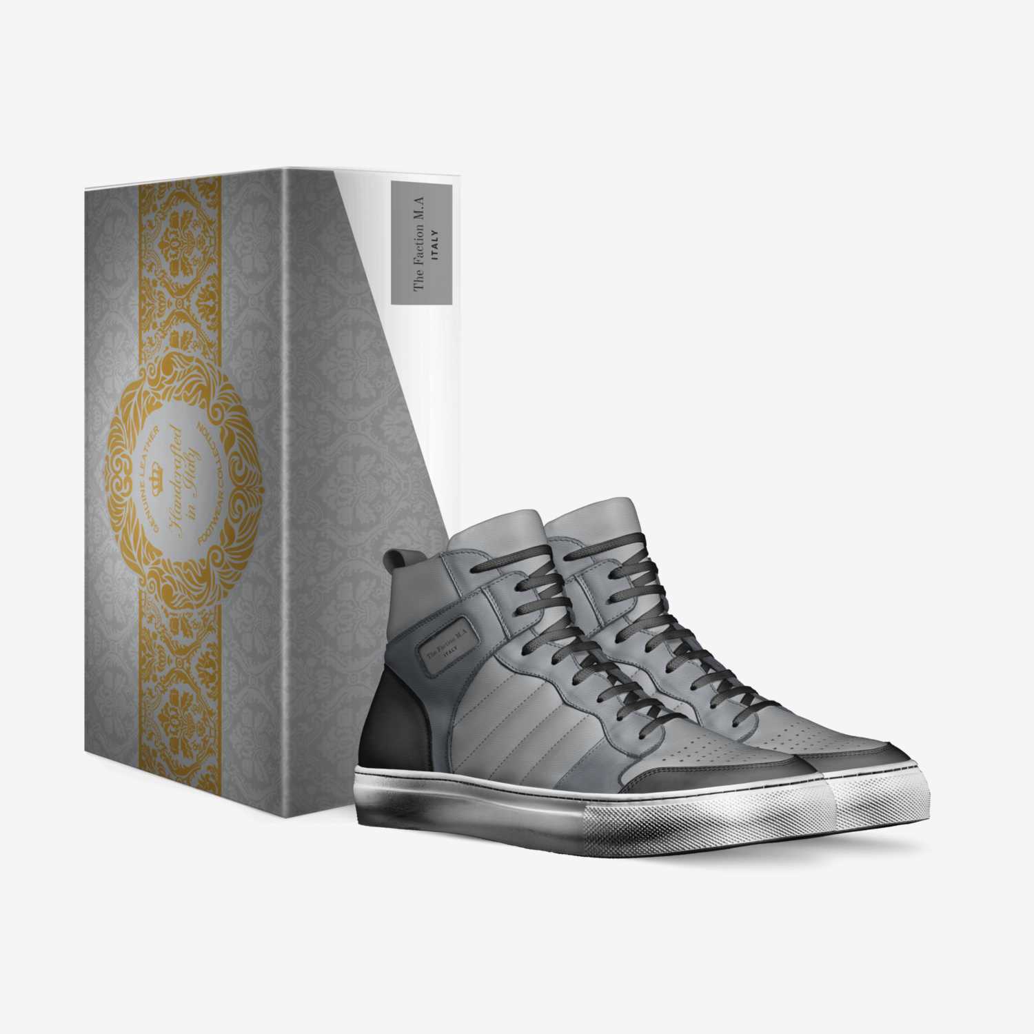 The Faction M.A custom made in Italy shoes by Michael Waller | Box view