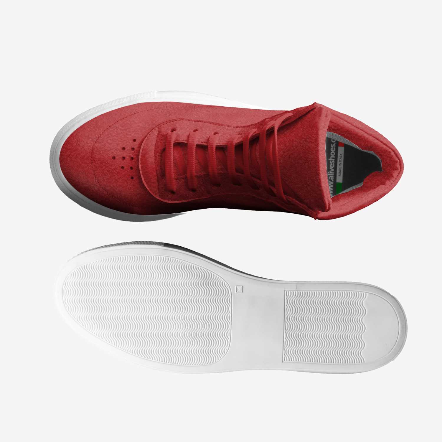 Greatnessbywizzolx custom made in Italy shoes by Dante Bulter | Top view