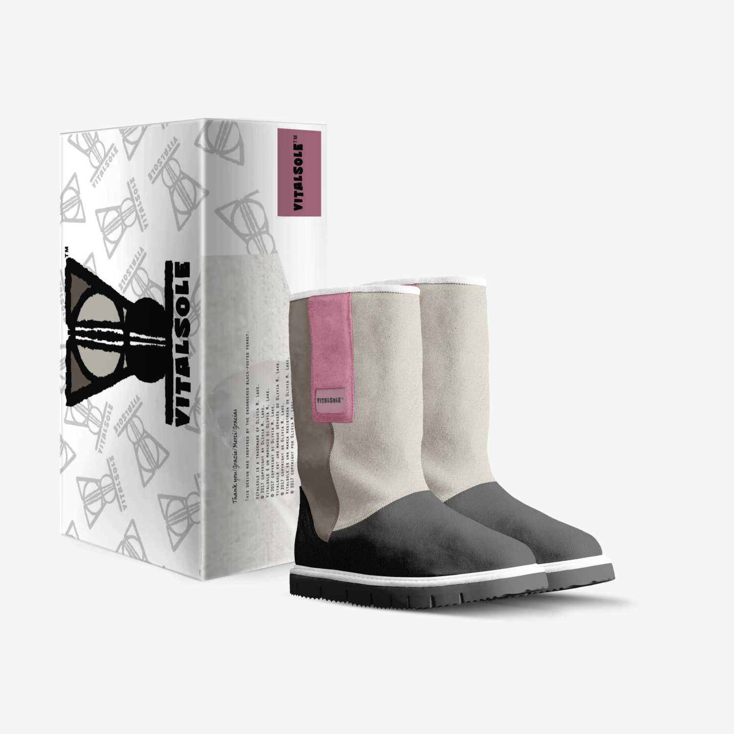 B.F. Ferrets custom made in Italy shoes by Olivia Lake | Box view