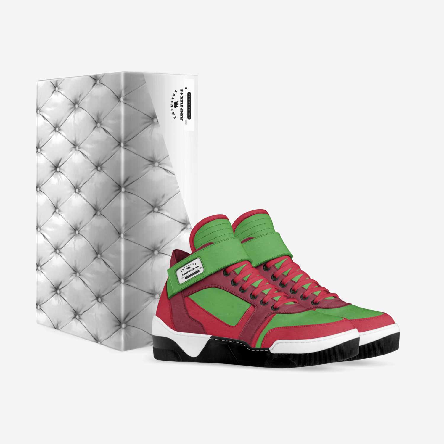 jump flex 4's custom made in Italy shoes by Camrie Williams | Box view