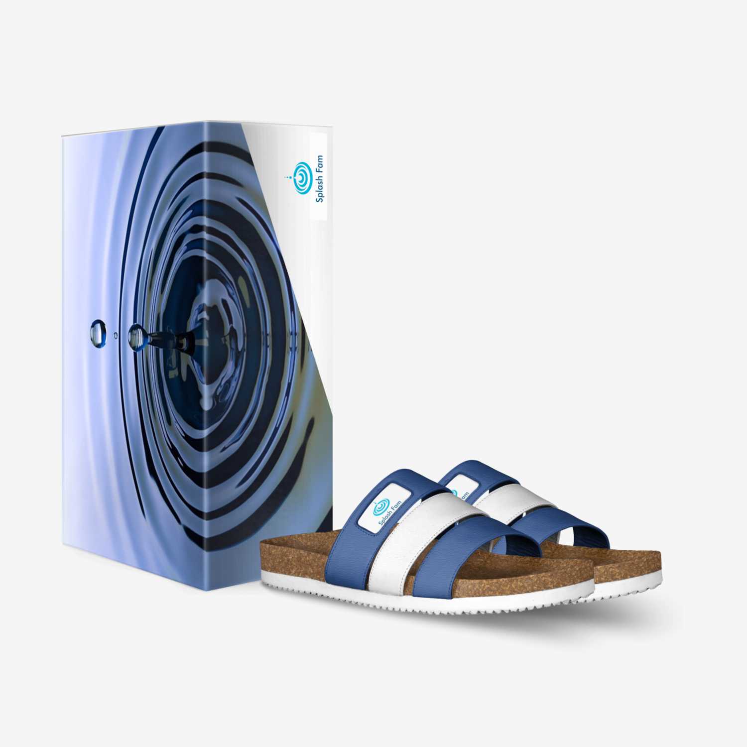 Splash Slides custom made in Italy shoes by Gurman Kang | Box view