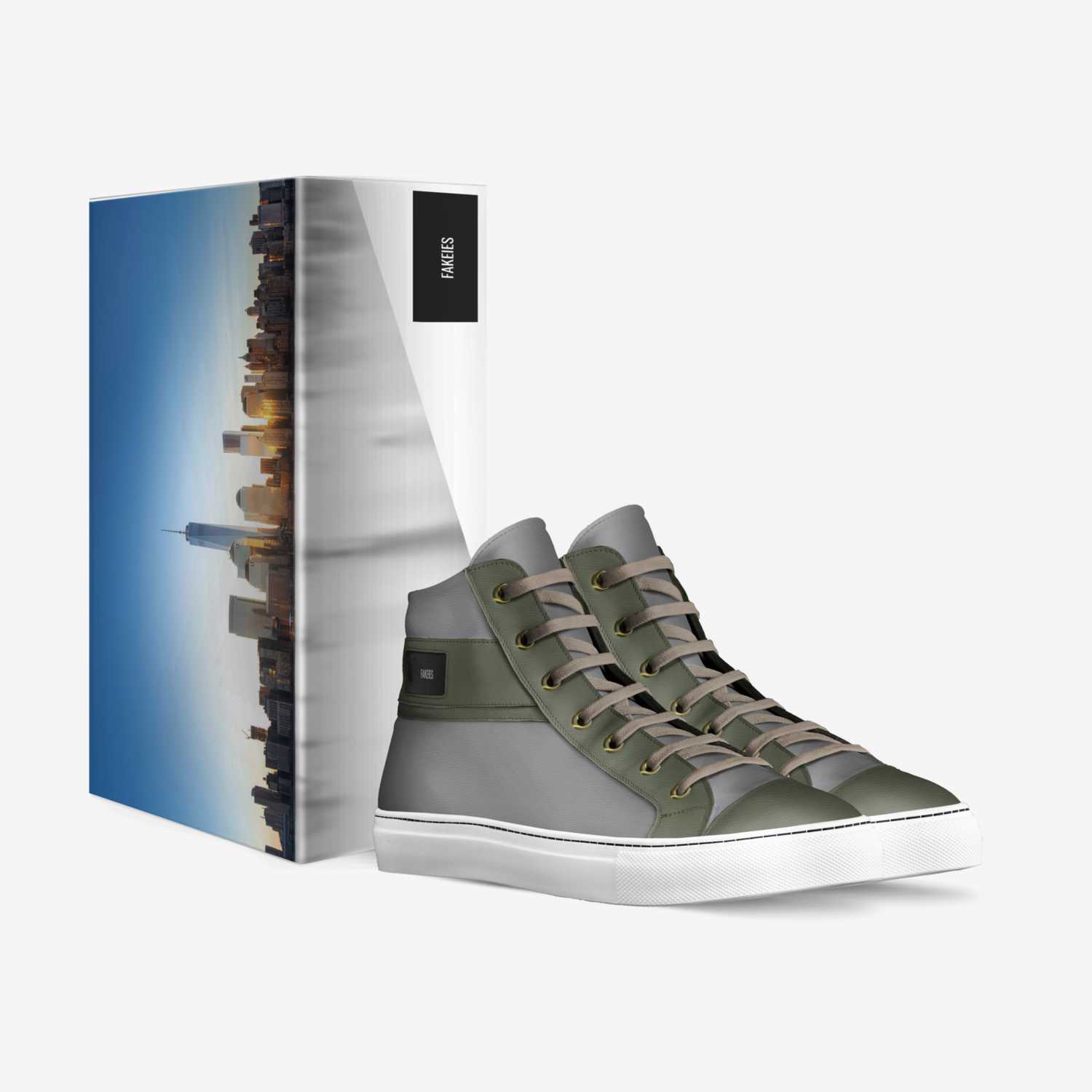 Fake custom made in Italy shoes by Isaiah David Perez | Box view