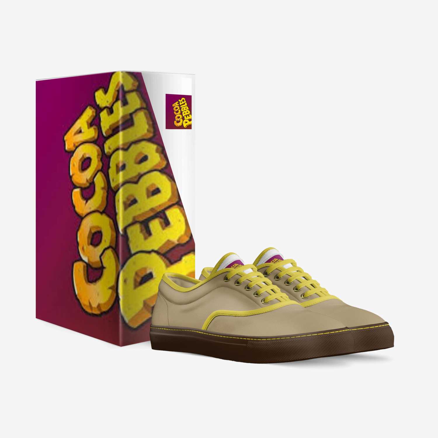 coco pebbles custom made in Italy shoes by Tarzavian Harvin | Box view