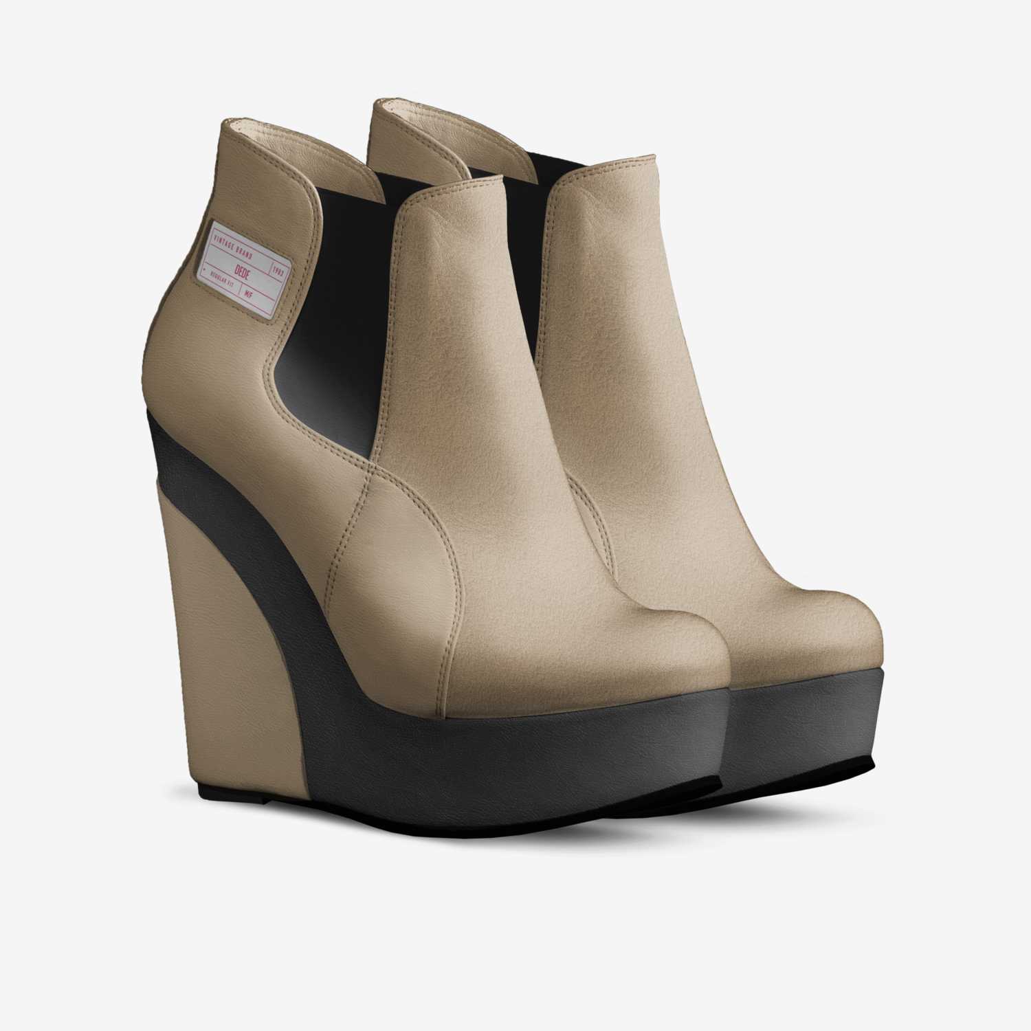 Dede custom made in Italy shoes by Deasia Watkins | Double view