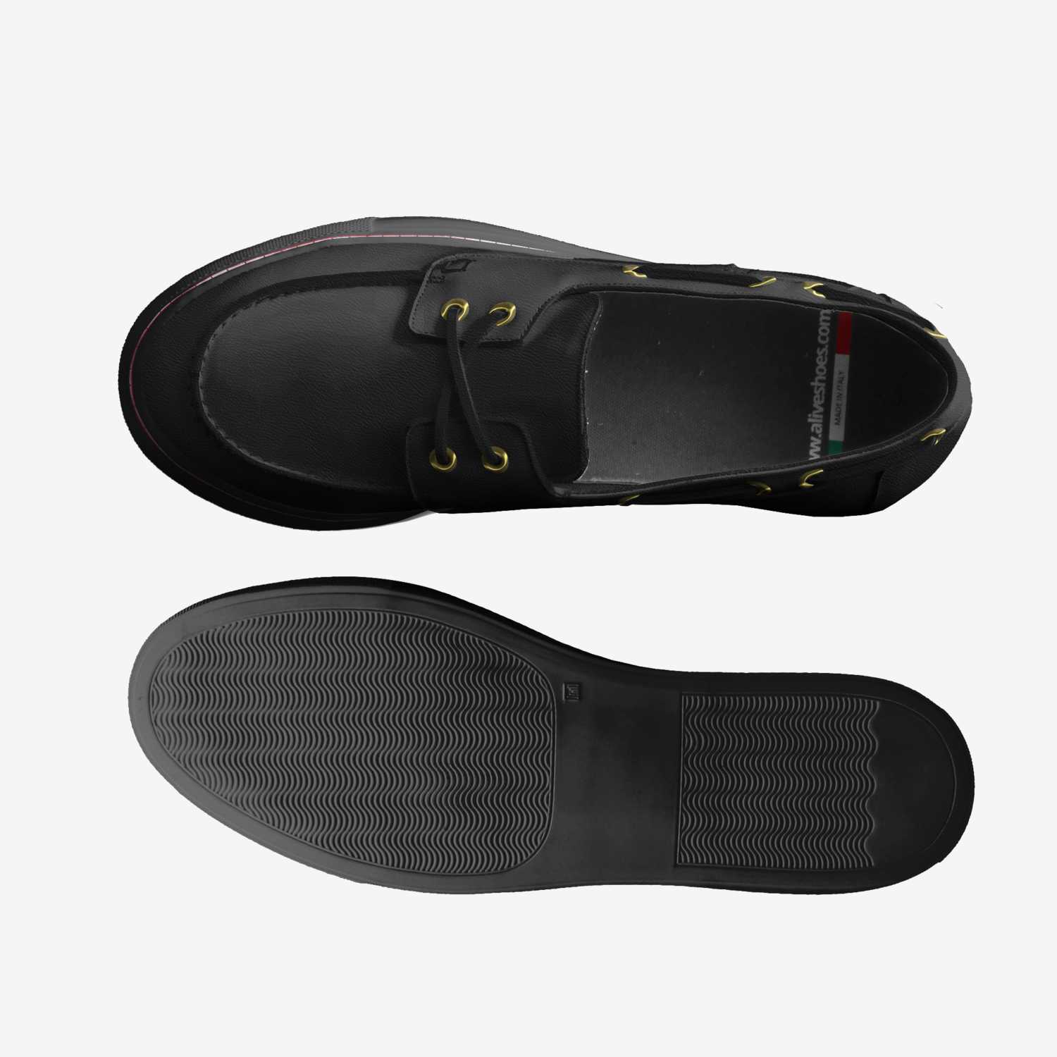 OTB custom made in Italy shoes by Jermaine Donaldson | Top view