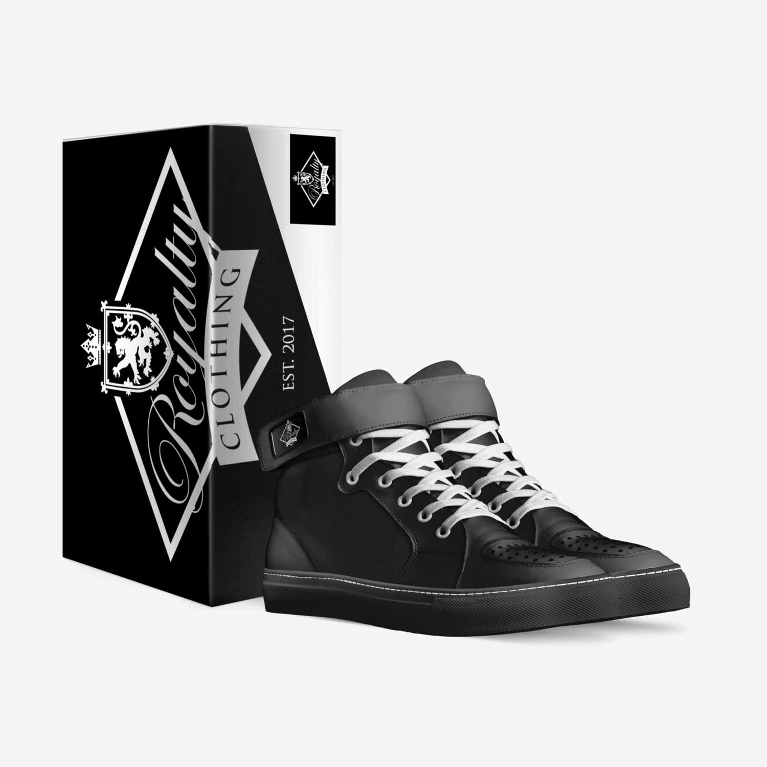 Royalty 902s custom made in Italy shoes by Dyvonta Johnston | Box view