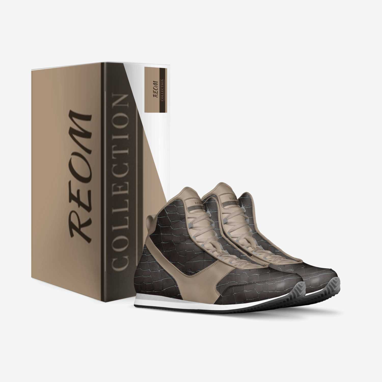 REOM custom made in Italy shoes by Tyrese Payeton | Box view