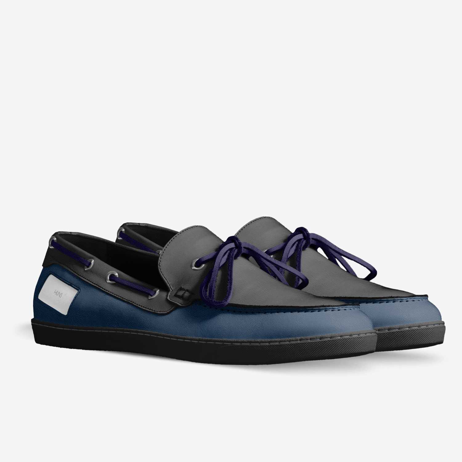 Huns custom made in Italy shoes by Lluvia | Double view