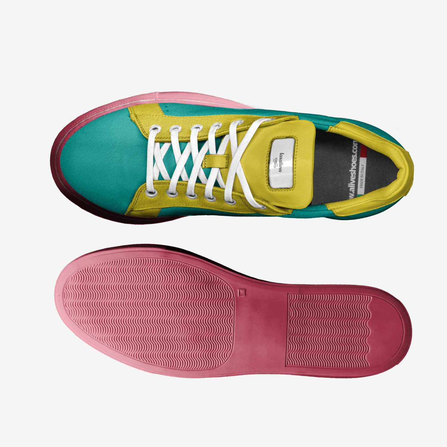 laxatives custom made in Italy shoes by Shoemaster Lol | Top view