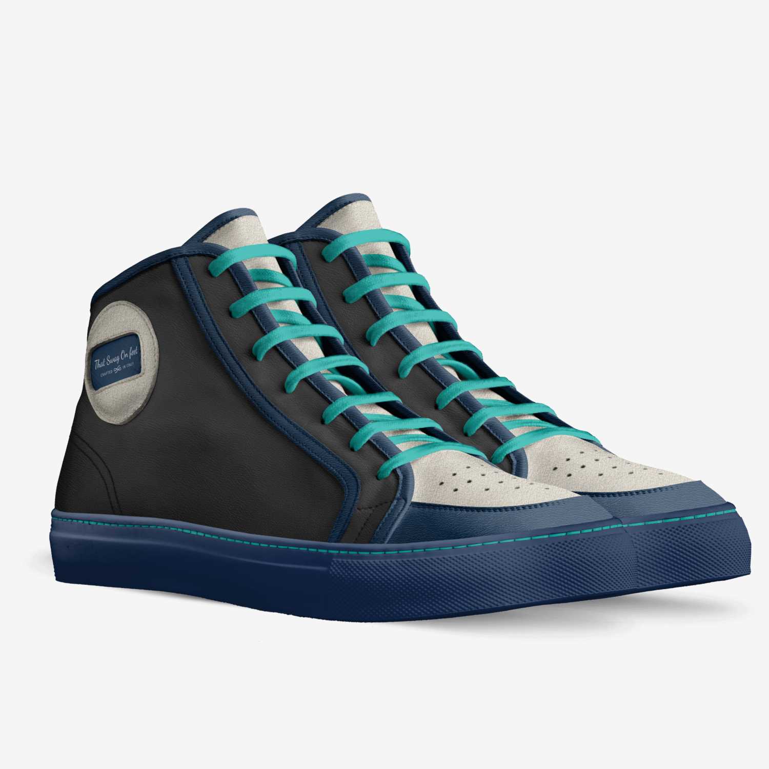 That Swag On feet custom made in Italy shoes by Ja-kyrrah Lashay | Double view