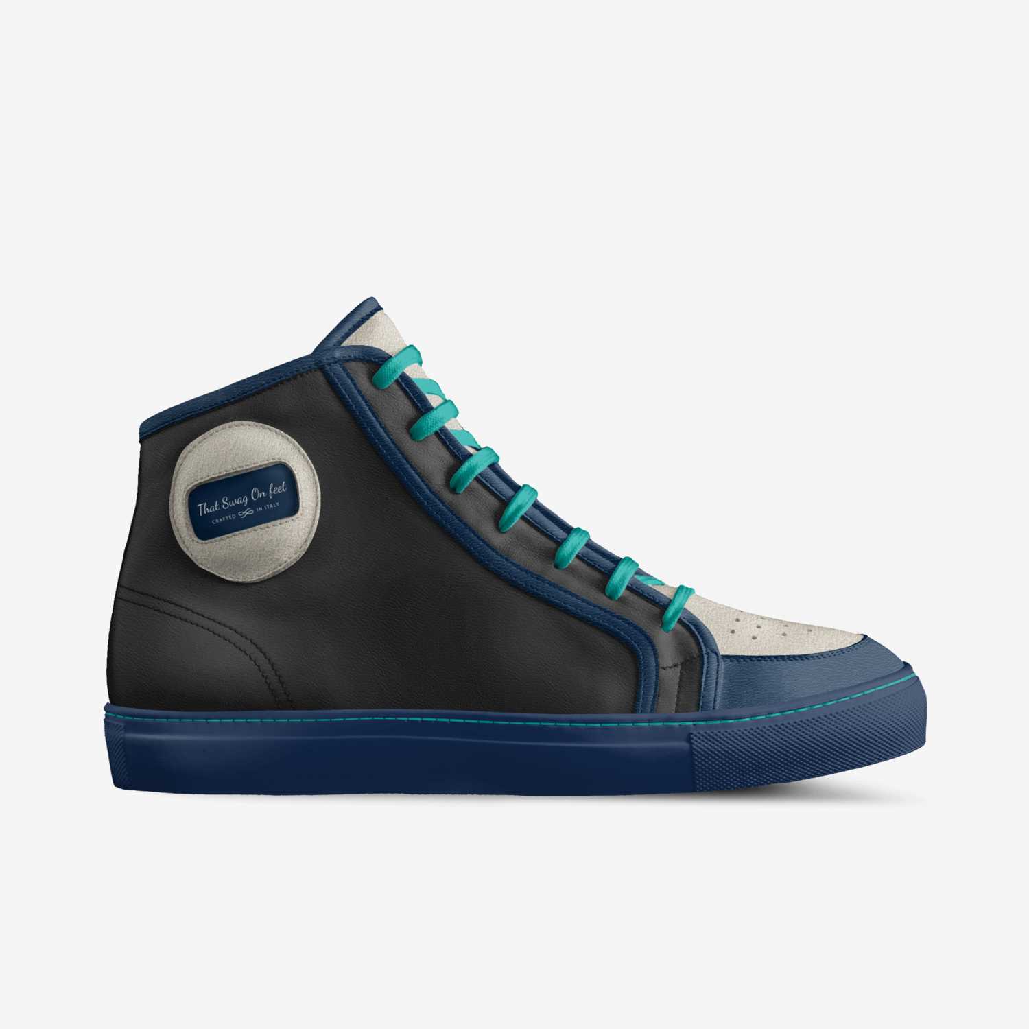 That Swag On feet custom made in Italy shoes by Ja-kyrrah Lashay | Side view
