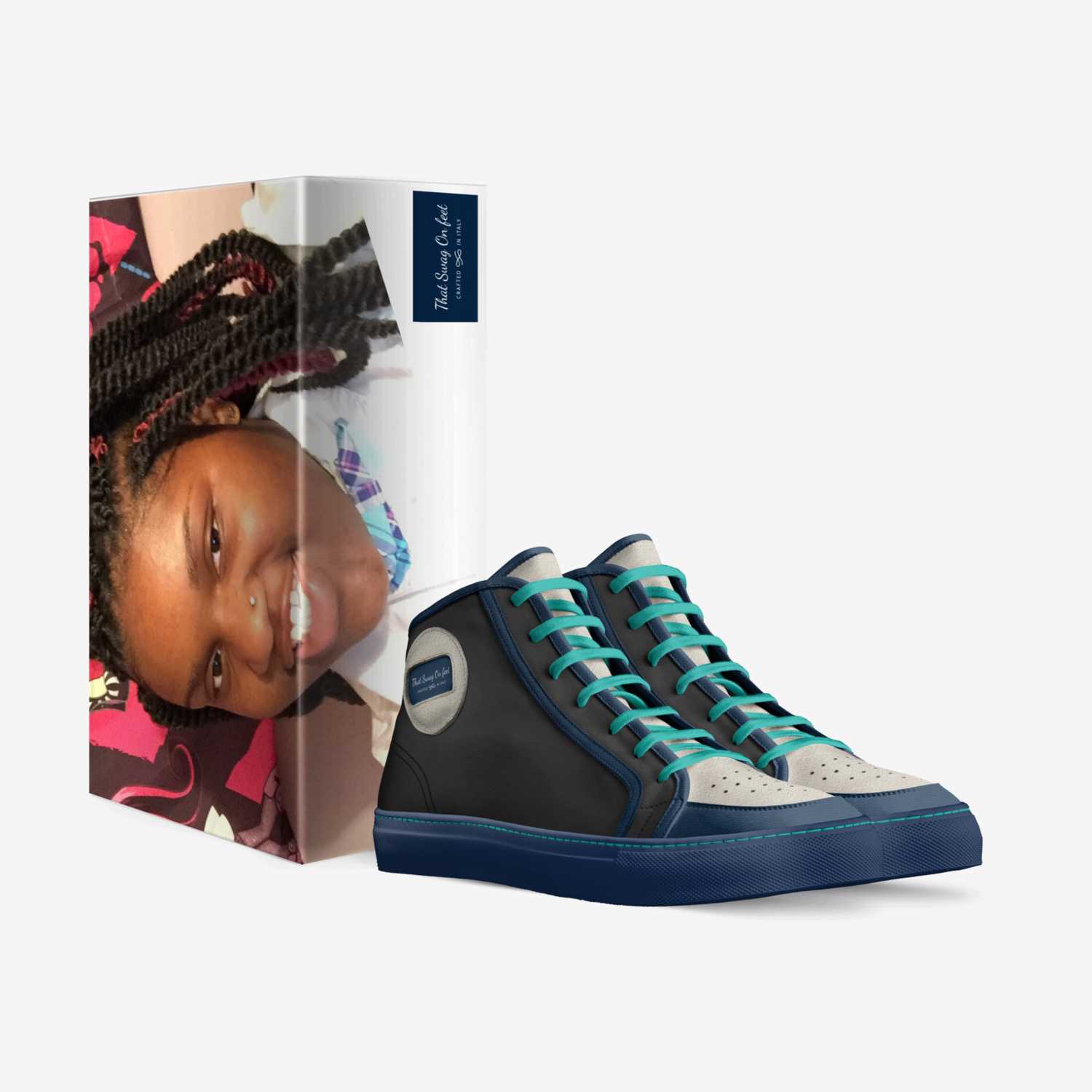 That Swag On feet custom made in Italy shoes by Ja-kyrrah Lashay | Box view