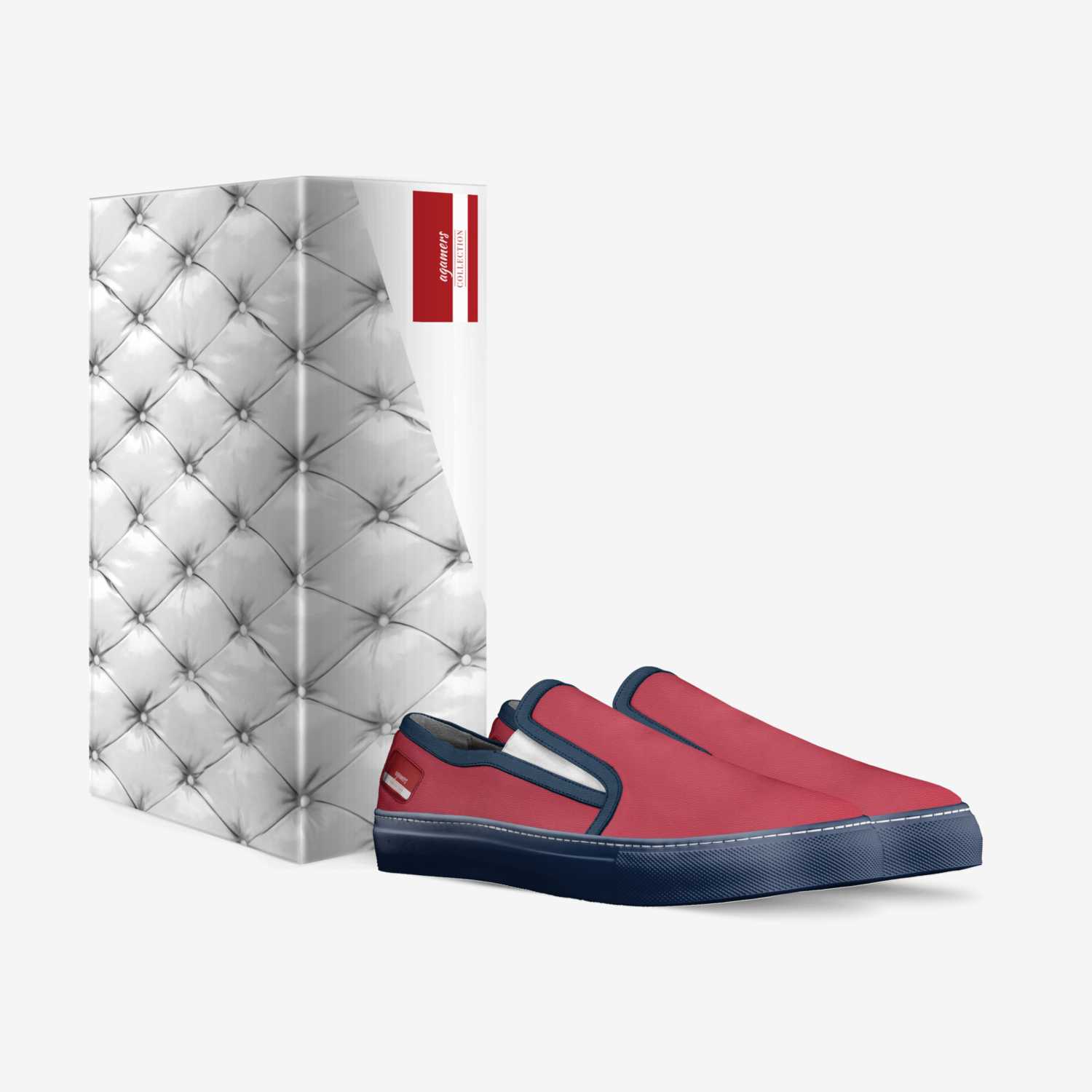 agamers custom made in Italy shoes by Ambria Papworth | Box view
