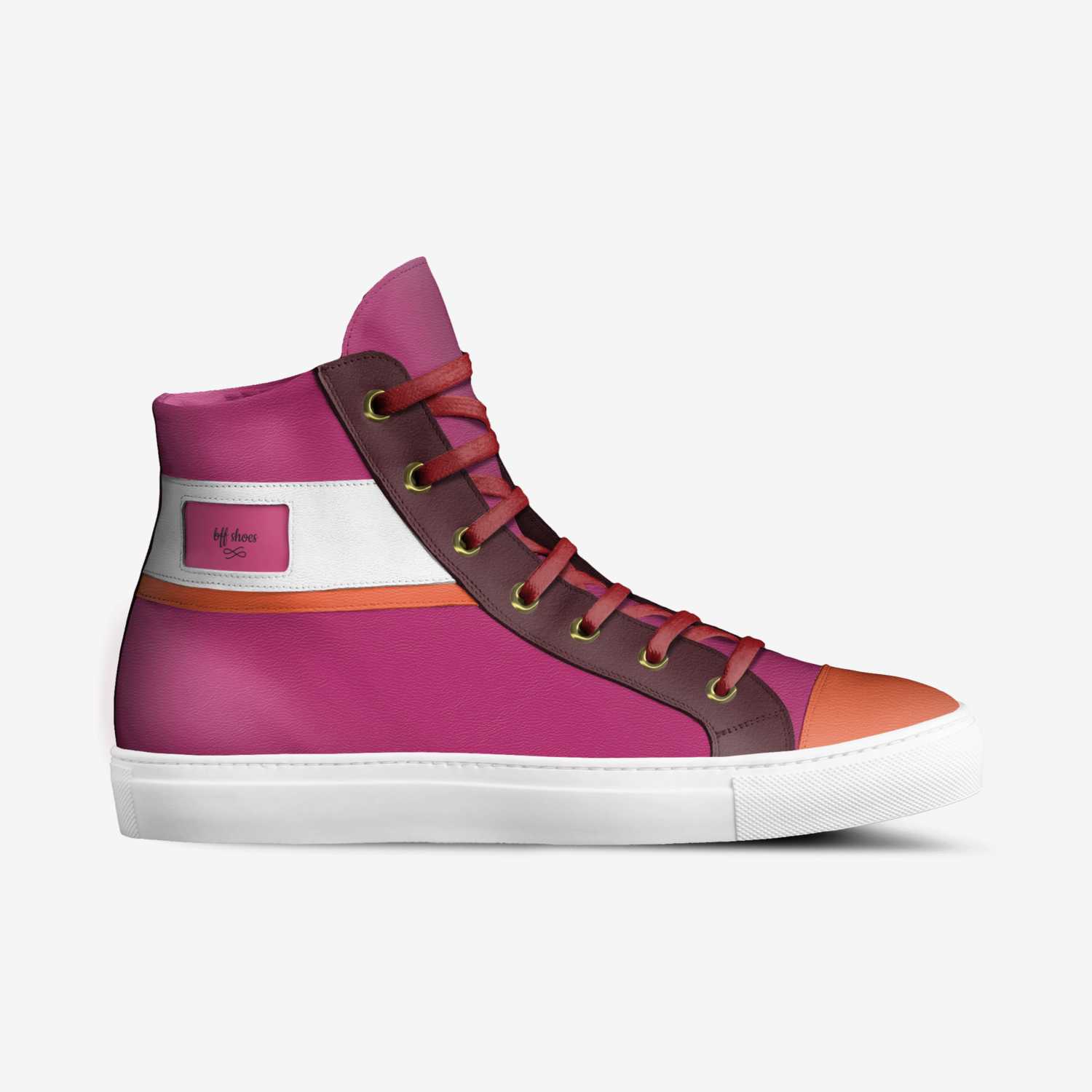 bff shoes custom made in Italy shoes by Aurora Tepania | Side view