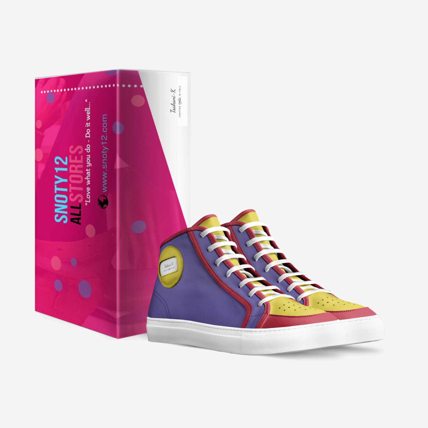Tsakani-K custom made in Italy shoes by Snoty Piyers | Box view