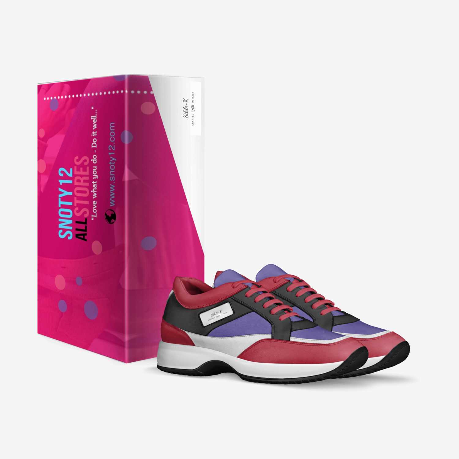 Sihle-K custom made in Italy shoes by Snoty Piyers | Box view