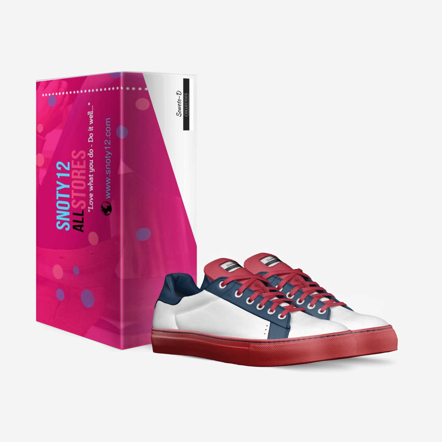 Soweto-D custom made in Italy shoes by Snoty Piyers | Box view