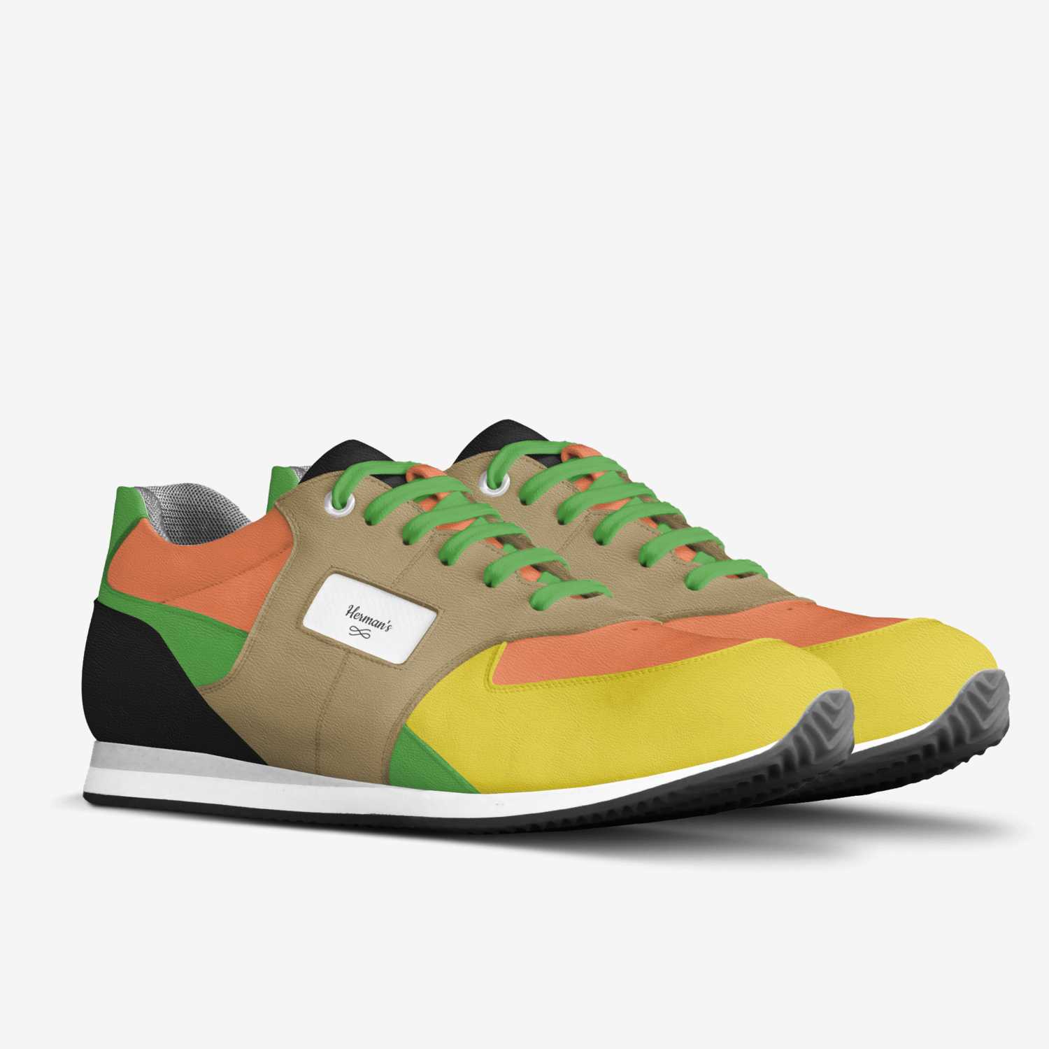 Herman's custom made in Italy shoes by Herman Gabriel | Double view