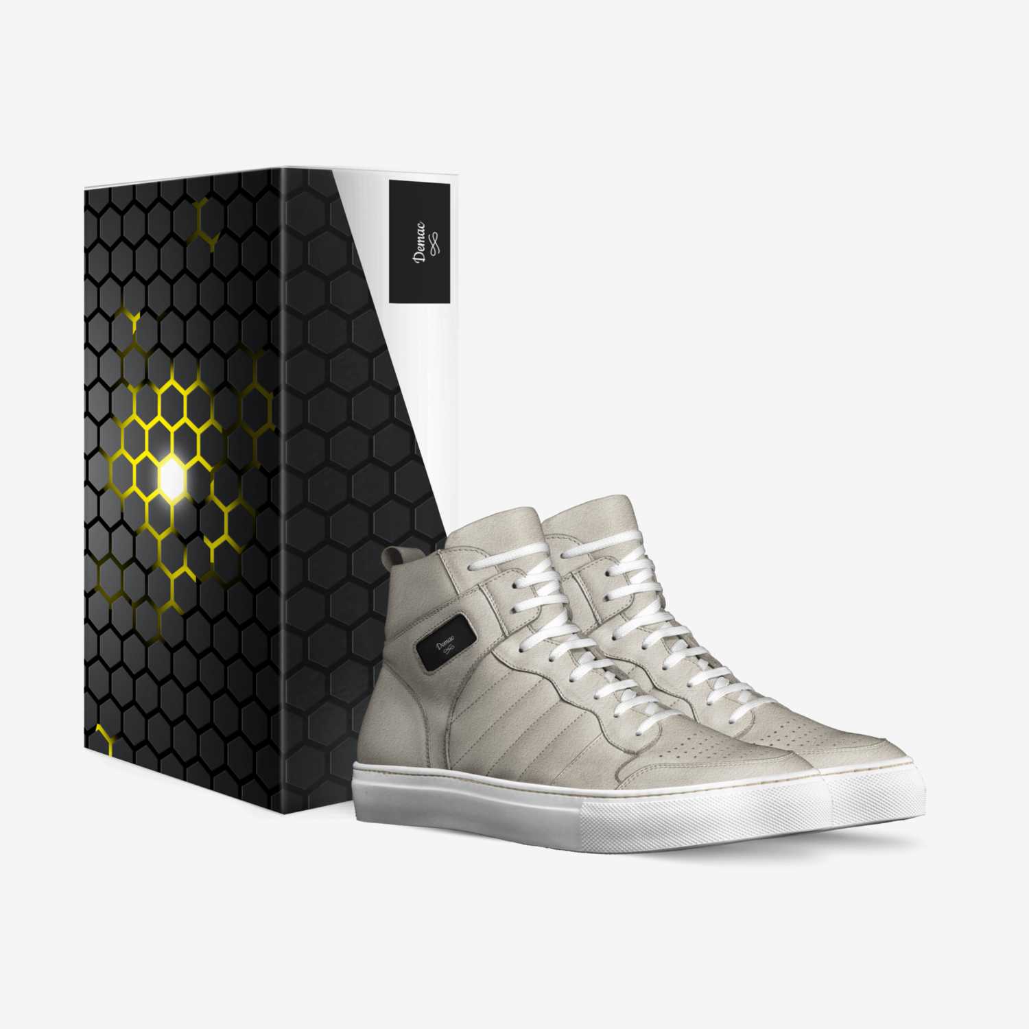 Demac custom made in Italy shoes by Demarcus Mccullough | Box view