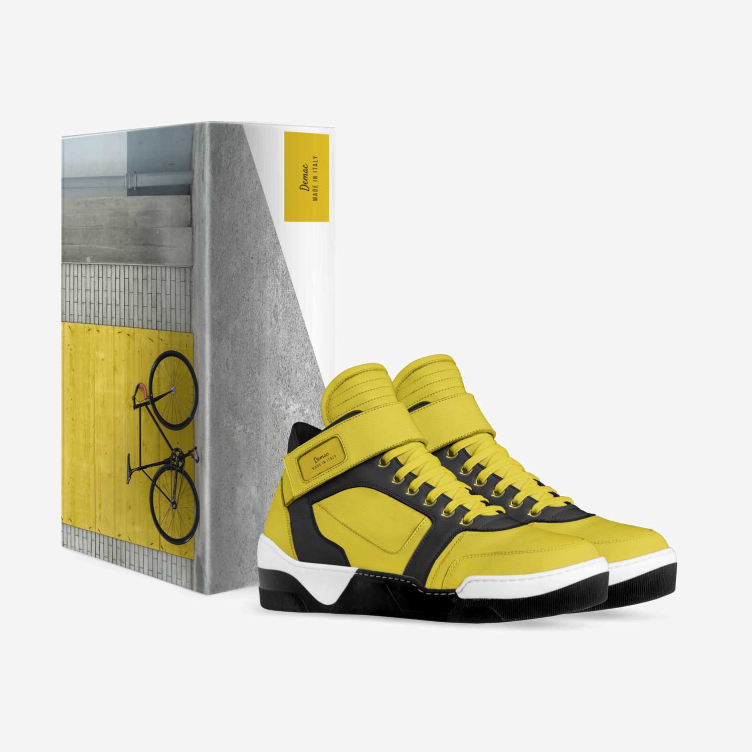 Demac custom made in Italy shoes by Demarcus Mccullough | Box view