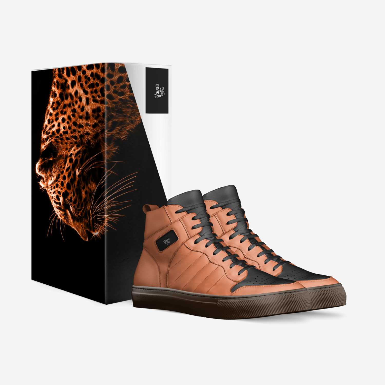 Yaya's custom made in Italy shoes by Amir Shaheed | Box view
