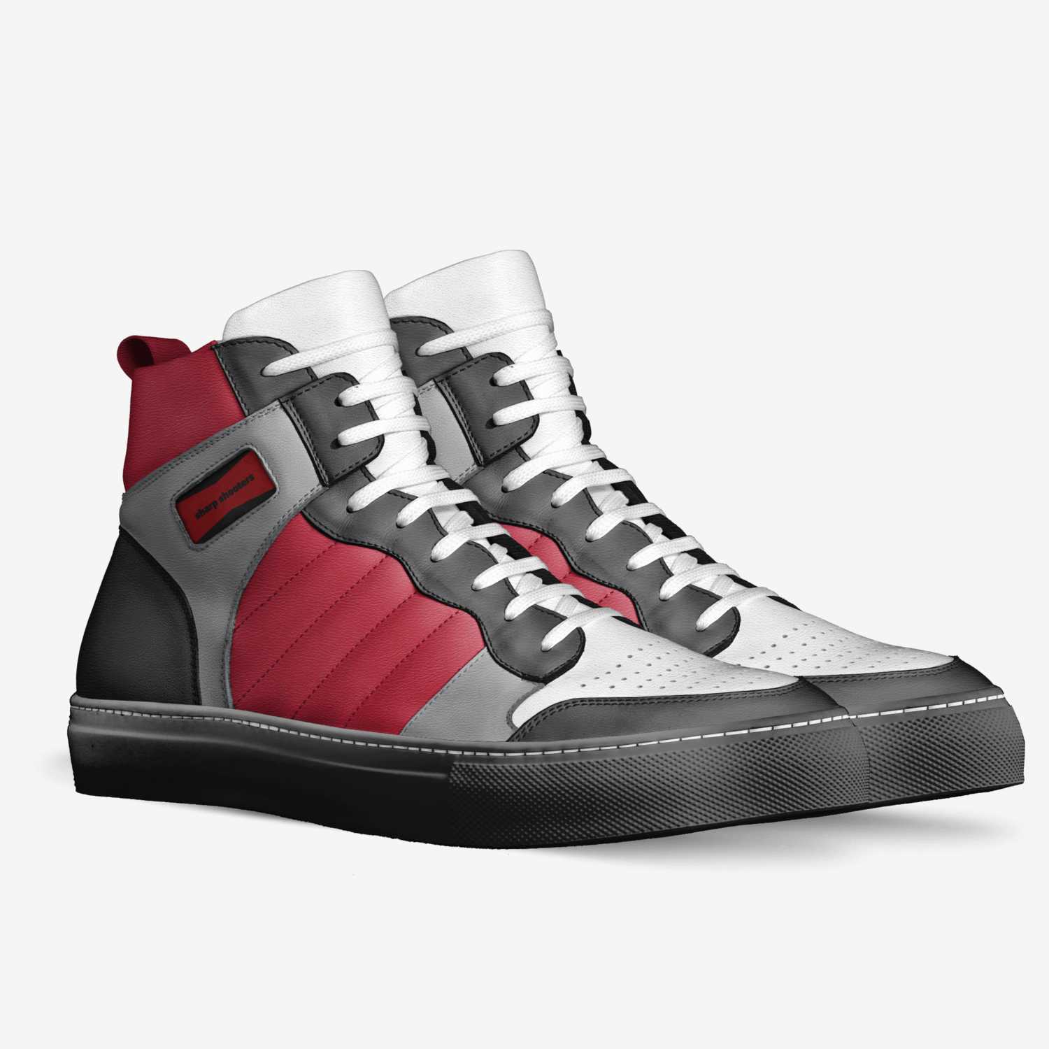 sharp shooters custom made in Italy shoes by Conor Wirth | Double view
