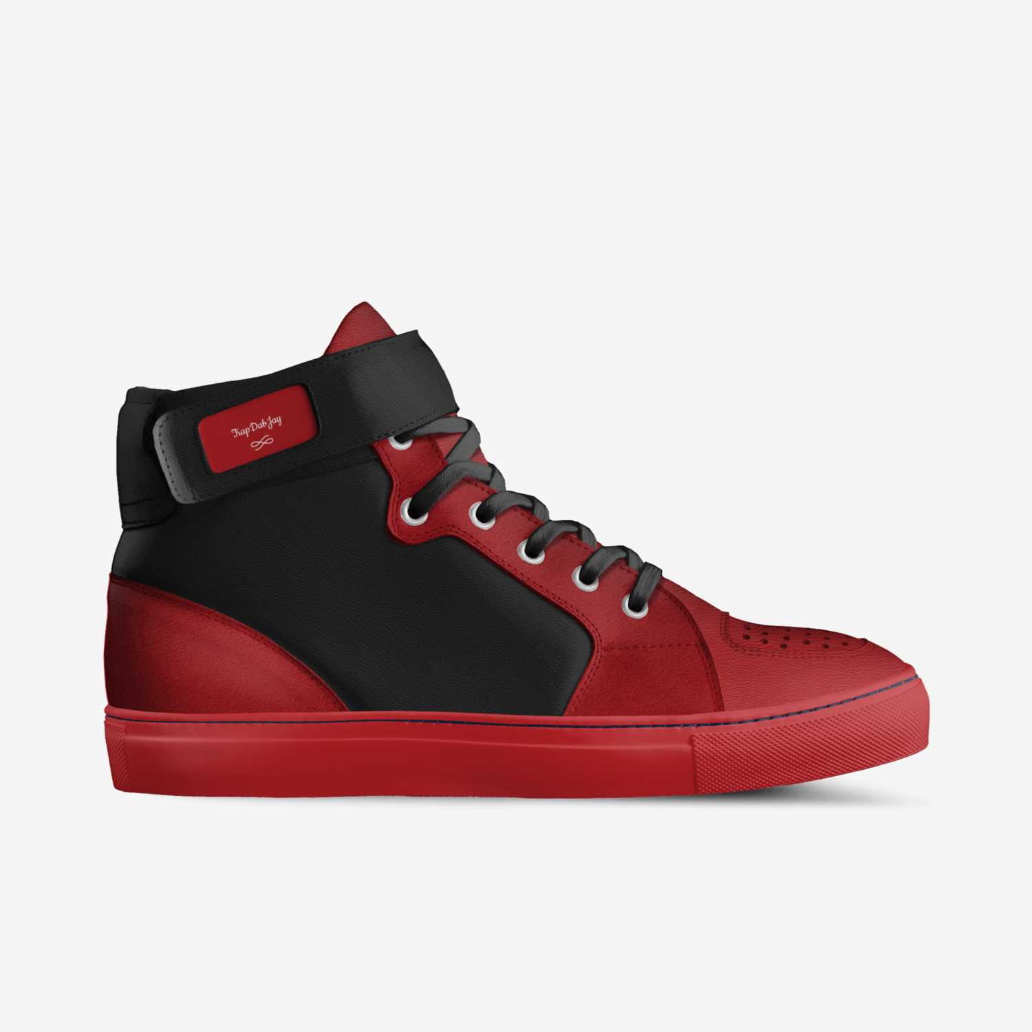 TrapDabJay custom made in Italy shoes by Joshua Stallworth | Side view