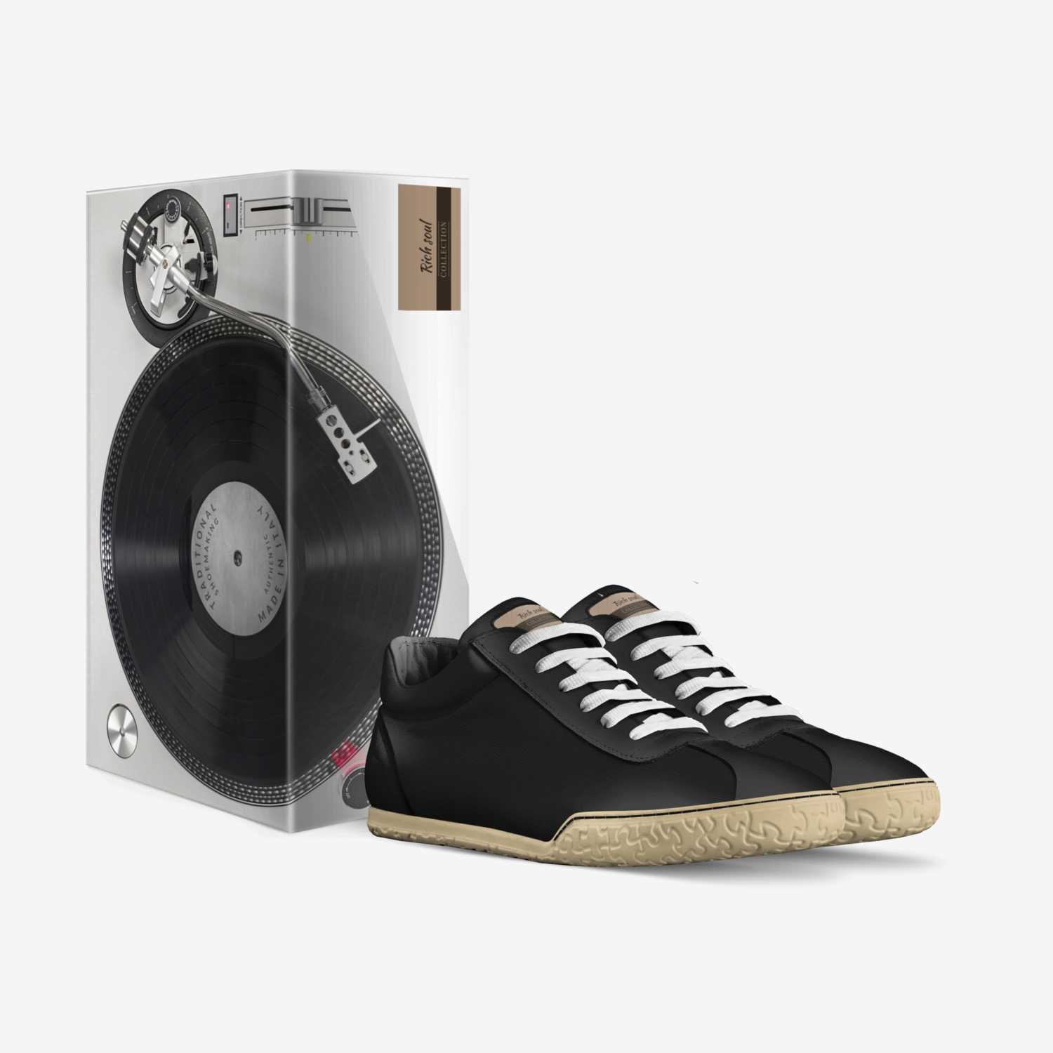 Rich soul custom made in Italy shoes by Mula Stewart | Box view