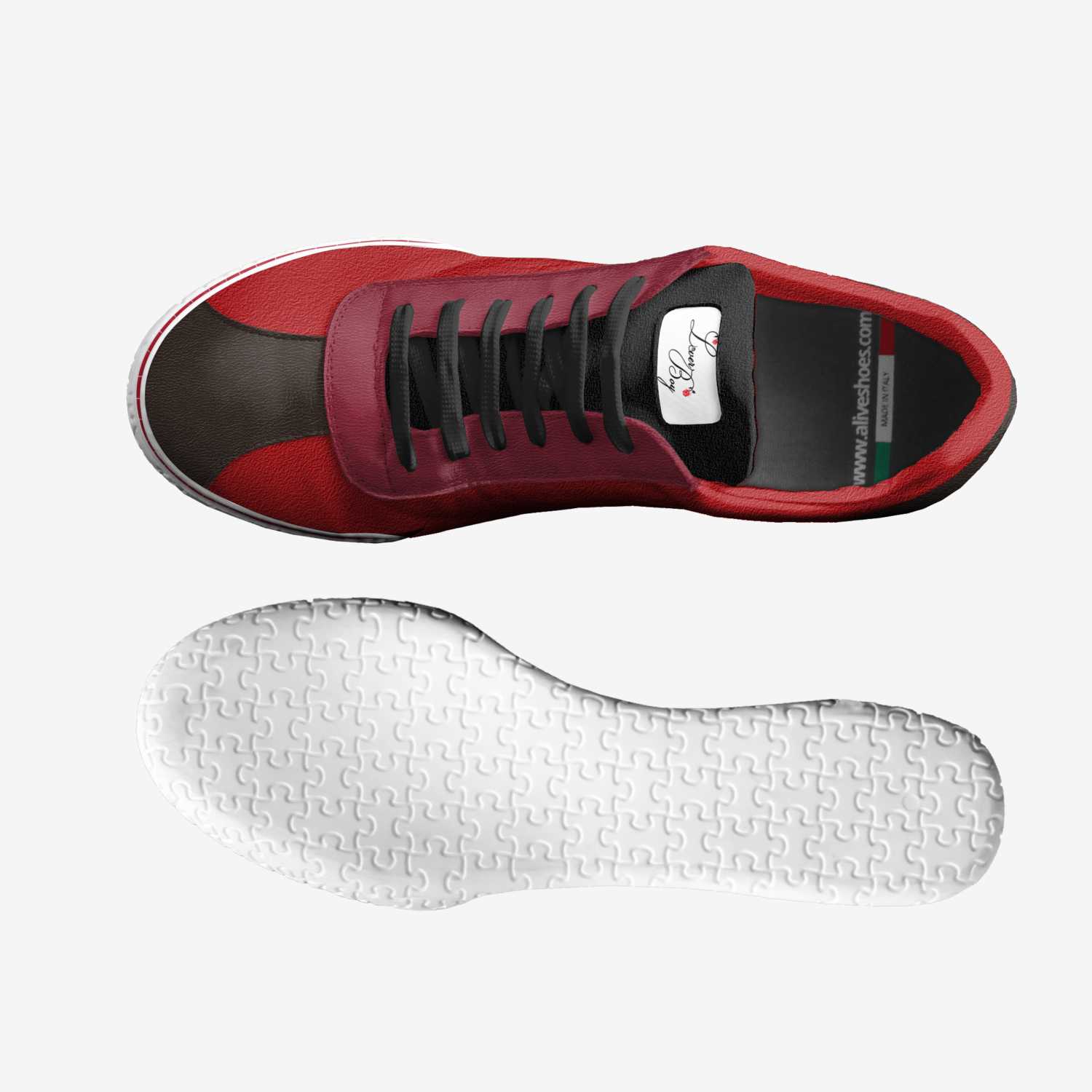LoverBoy SL custom made in Italy shoes by Jose Nicolas | Top view