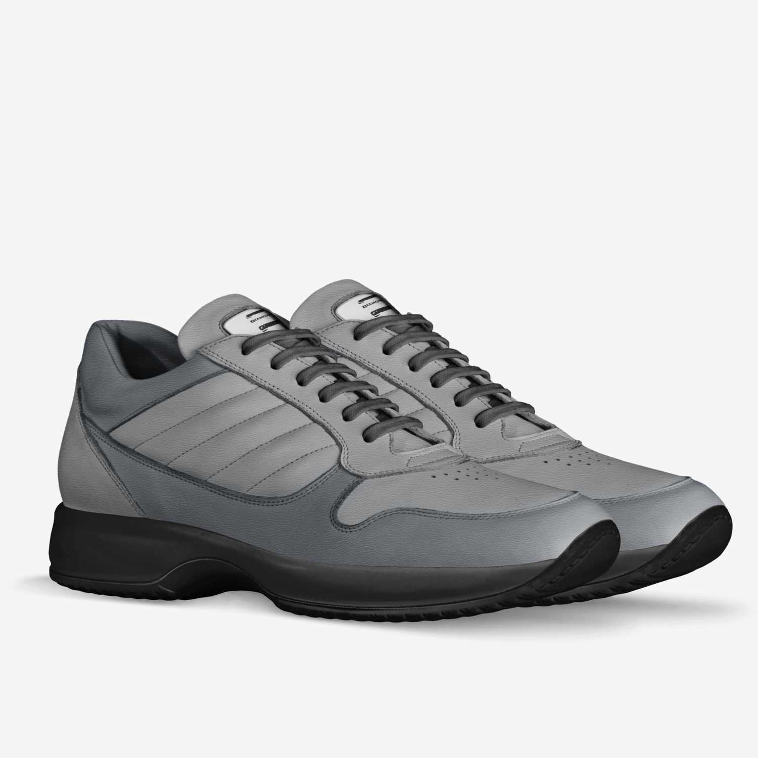 Diamond kicks custom made in Italy shoes by Tom | Double view