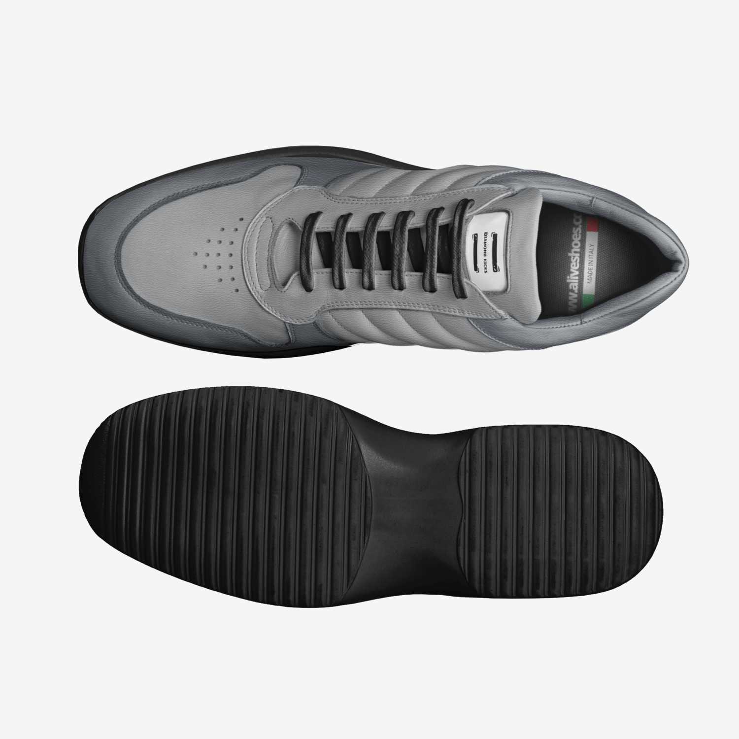 Diamond kicks custom made in Italy shoes by Tom | Top view