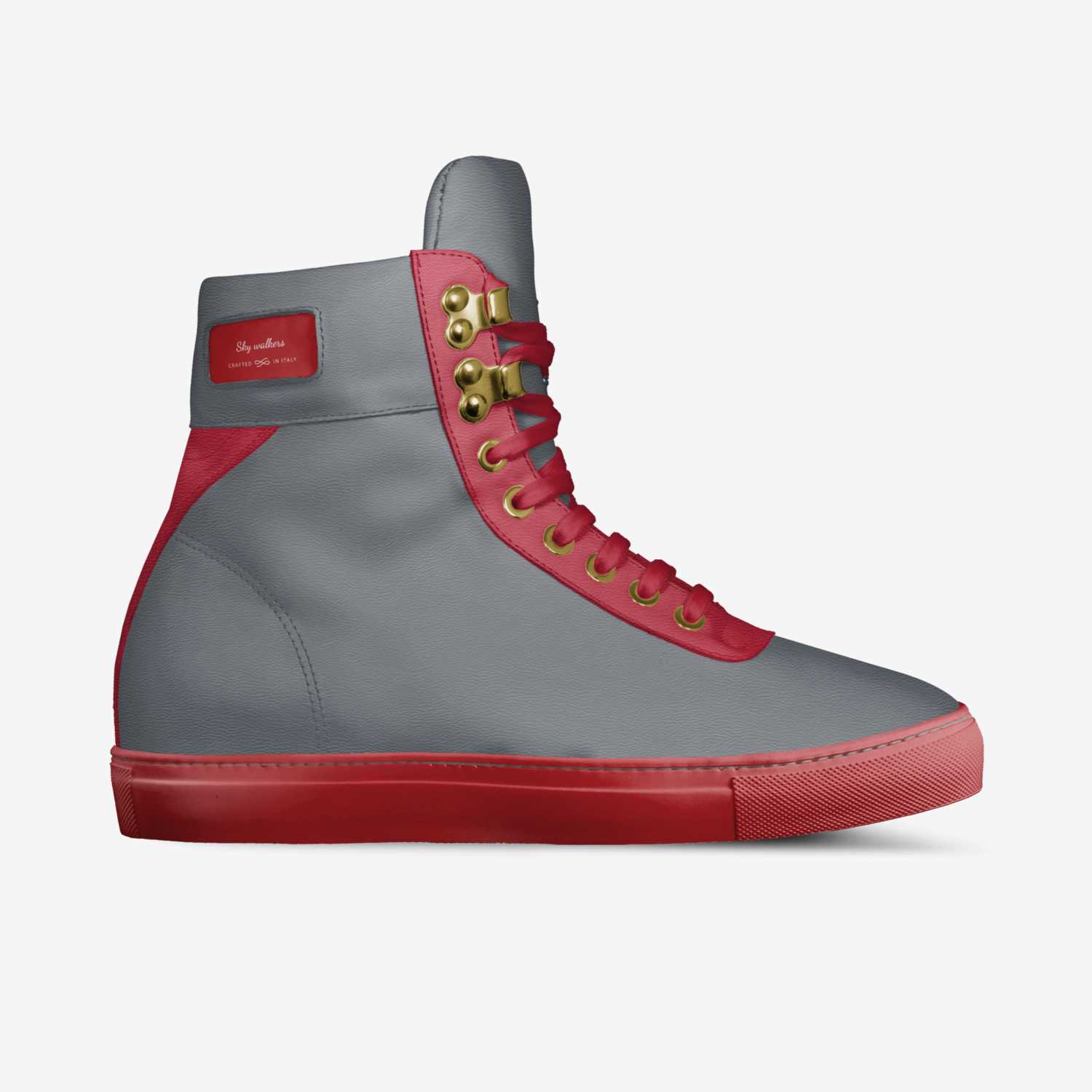 Sky walkers custom made in Italy shoes by Quinton Beairs | Side view