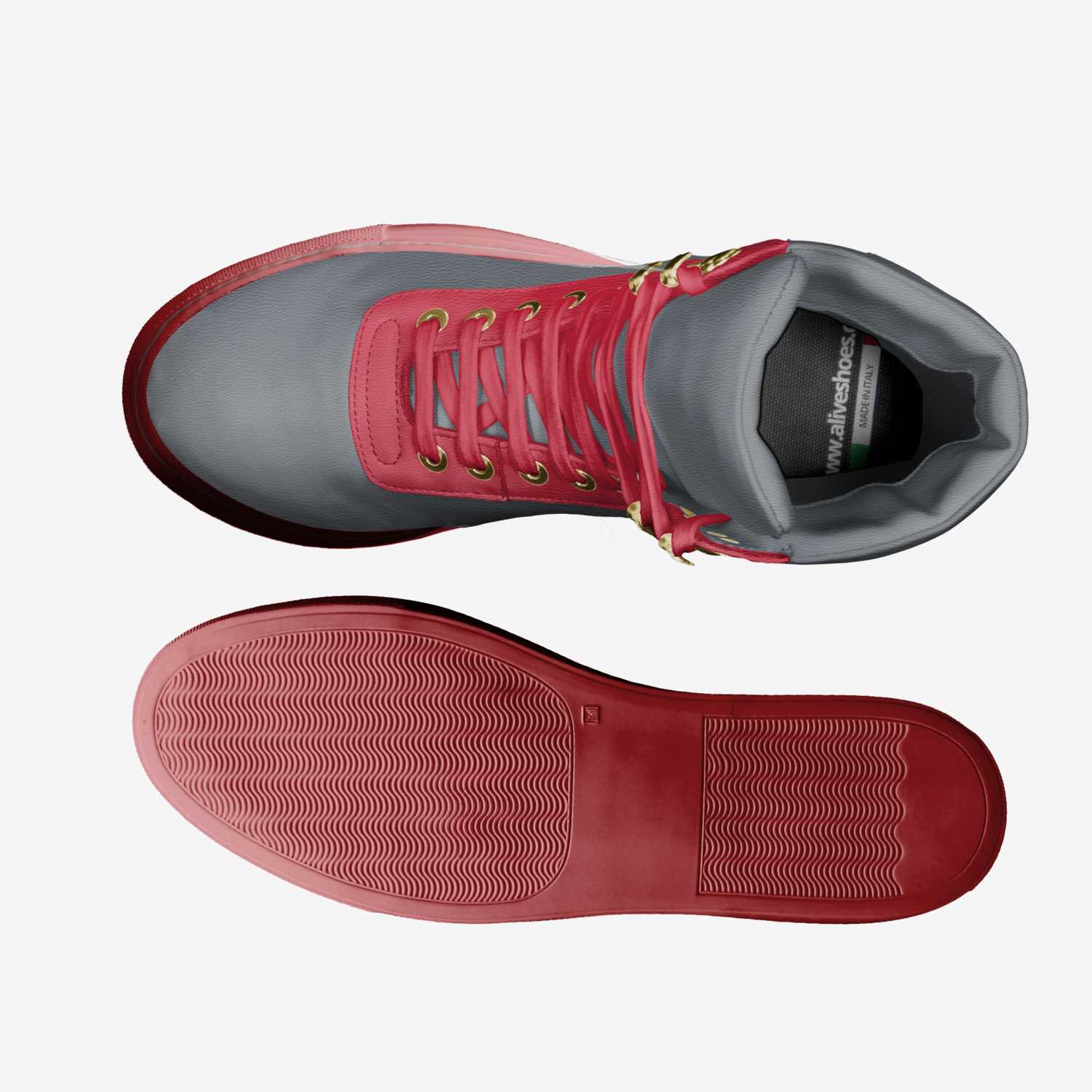 Sky walkers custom made in Italy shoes by Quinton Beairs | Top view